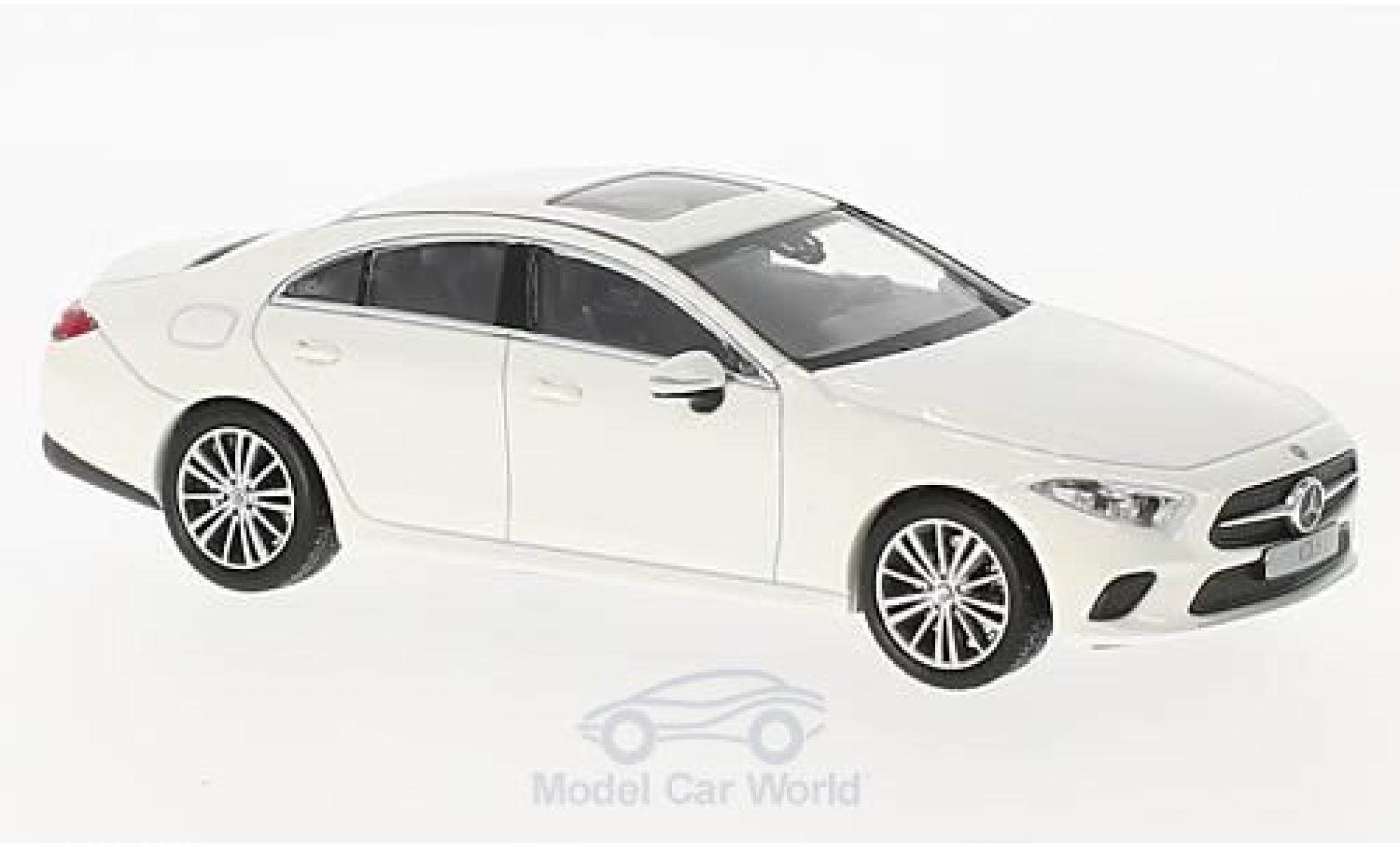 Mercedes CLS 1/43 Norev Coupe (C257) bianco 2018 modellino in miniatura