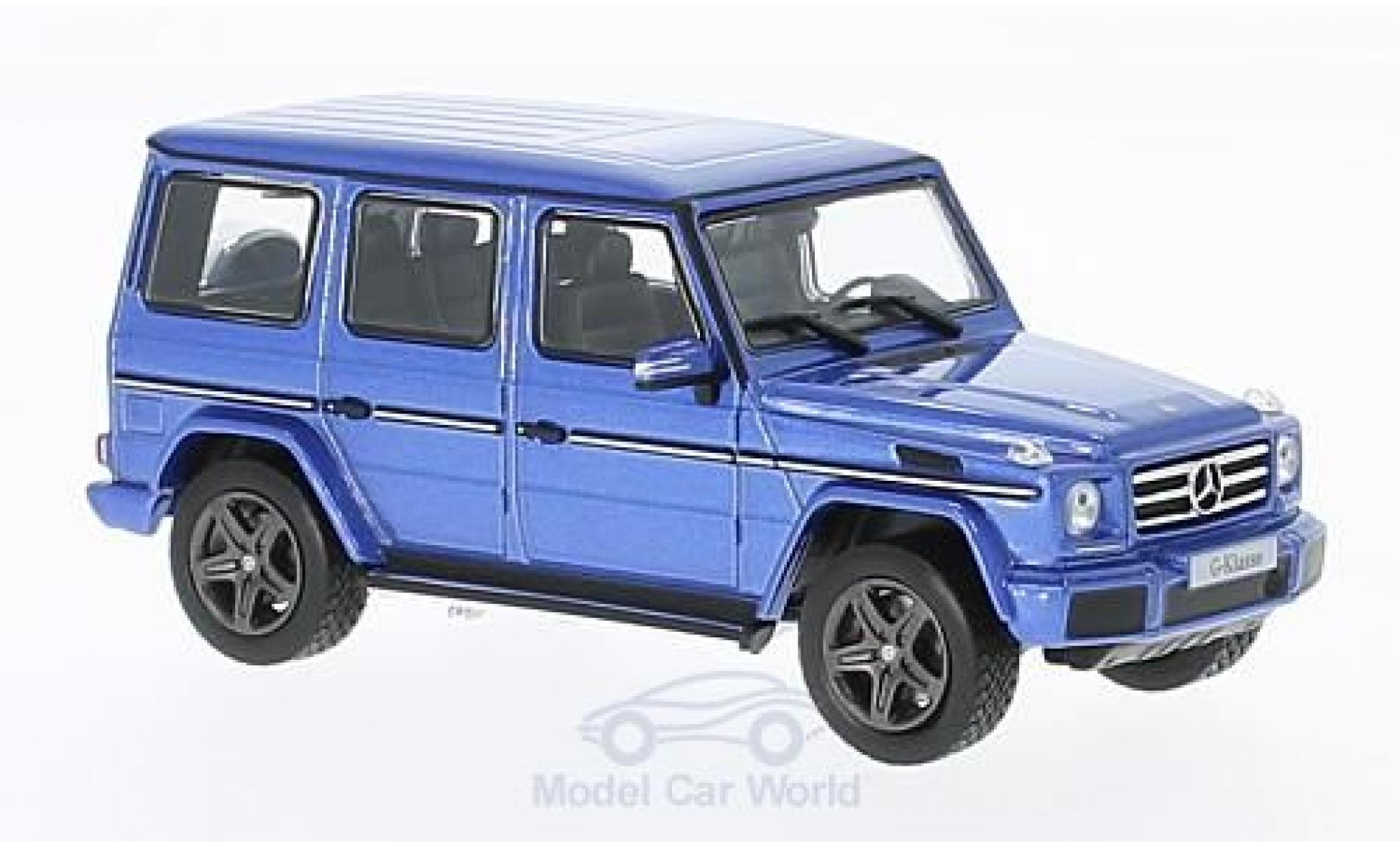 Mercedes Classe G 1/43 Norev (W463) metallico blu modellino in miniatura
