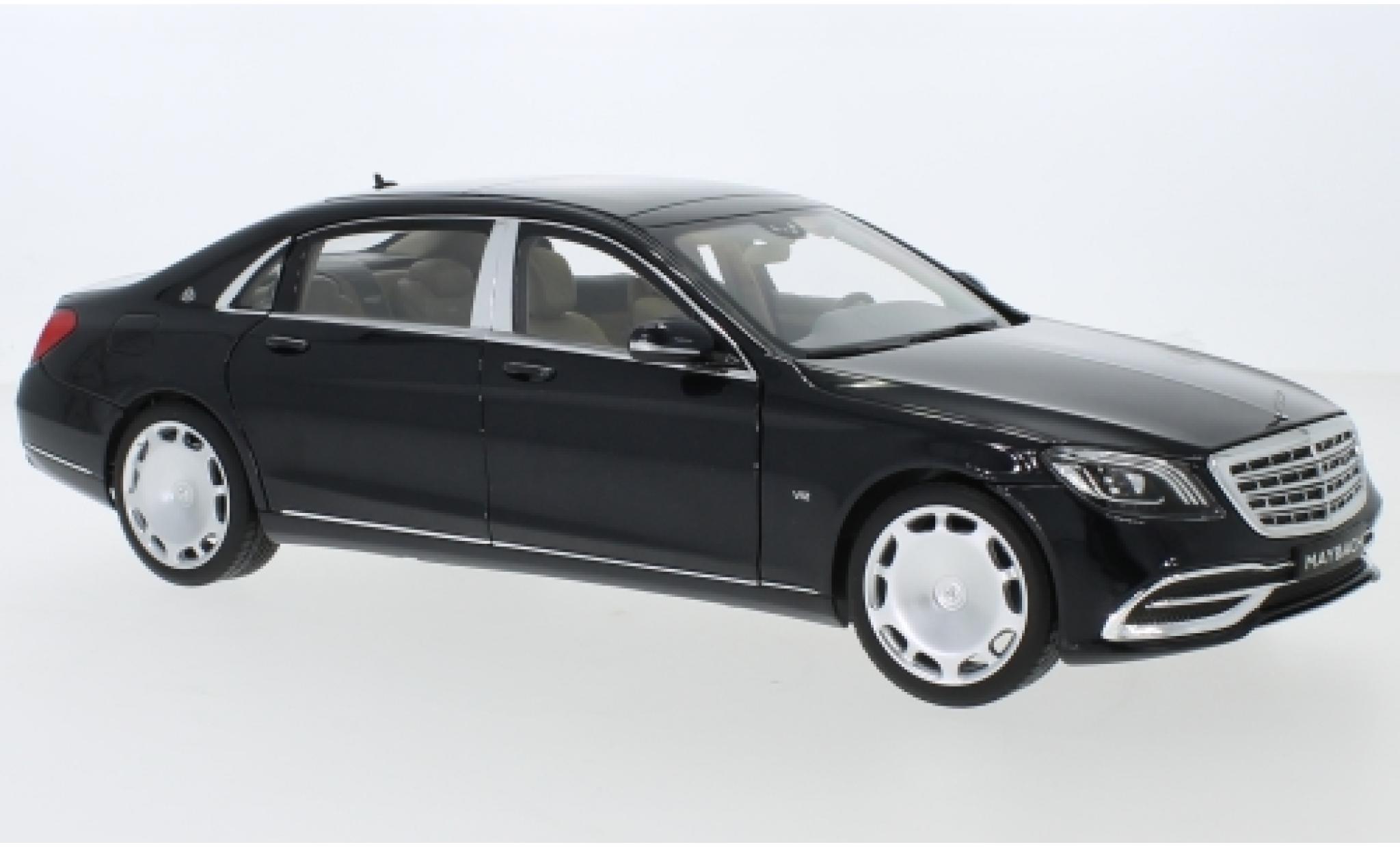 Mercedes Classe S 1/18 Norev Maybach S 650 (X222) metallico nero modellino in miniatura