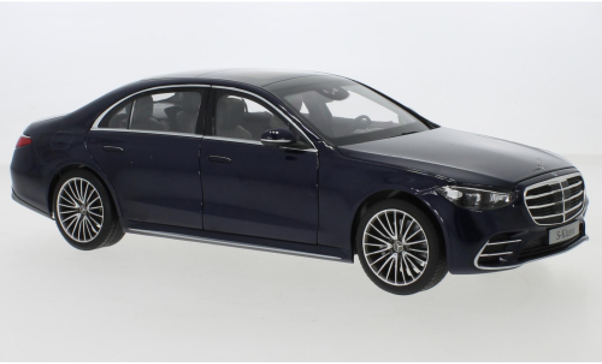 Mercedes Classe S 1/18 Norev AMG-Line (V223) metallico blu 2020 modellino in miniatura