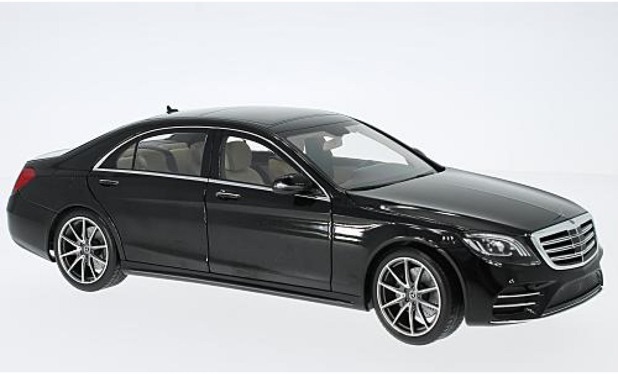 Mercedes Classe S 1/18 Norev V222 Mopf nero 2017 modellino in miniatura