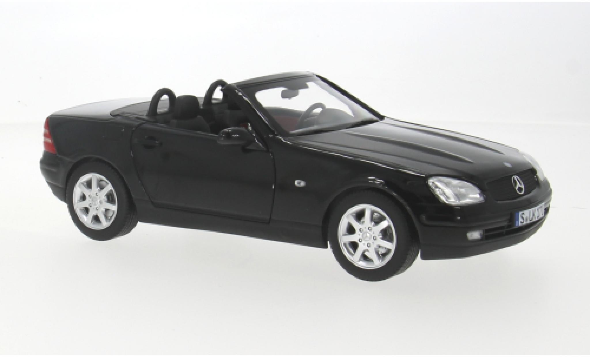 Mercedes Classe SLK I Norev SLK (R170) schwarz 1:18 modellino in miniatura