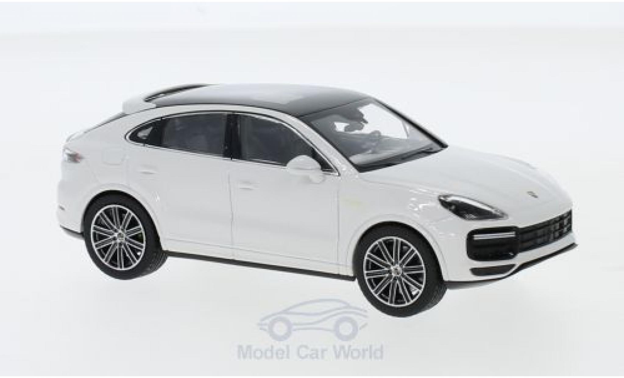 Porsche Cayenne Turbo S 1/43 Norev Turbo S e-hybrid Coupe bianco 2019 modellino in miniatura