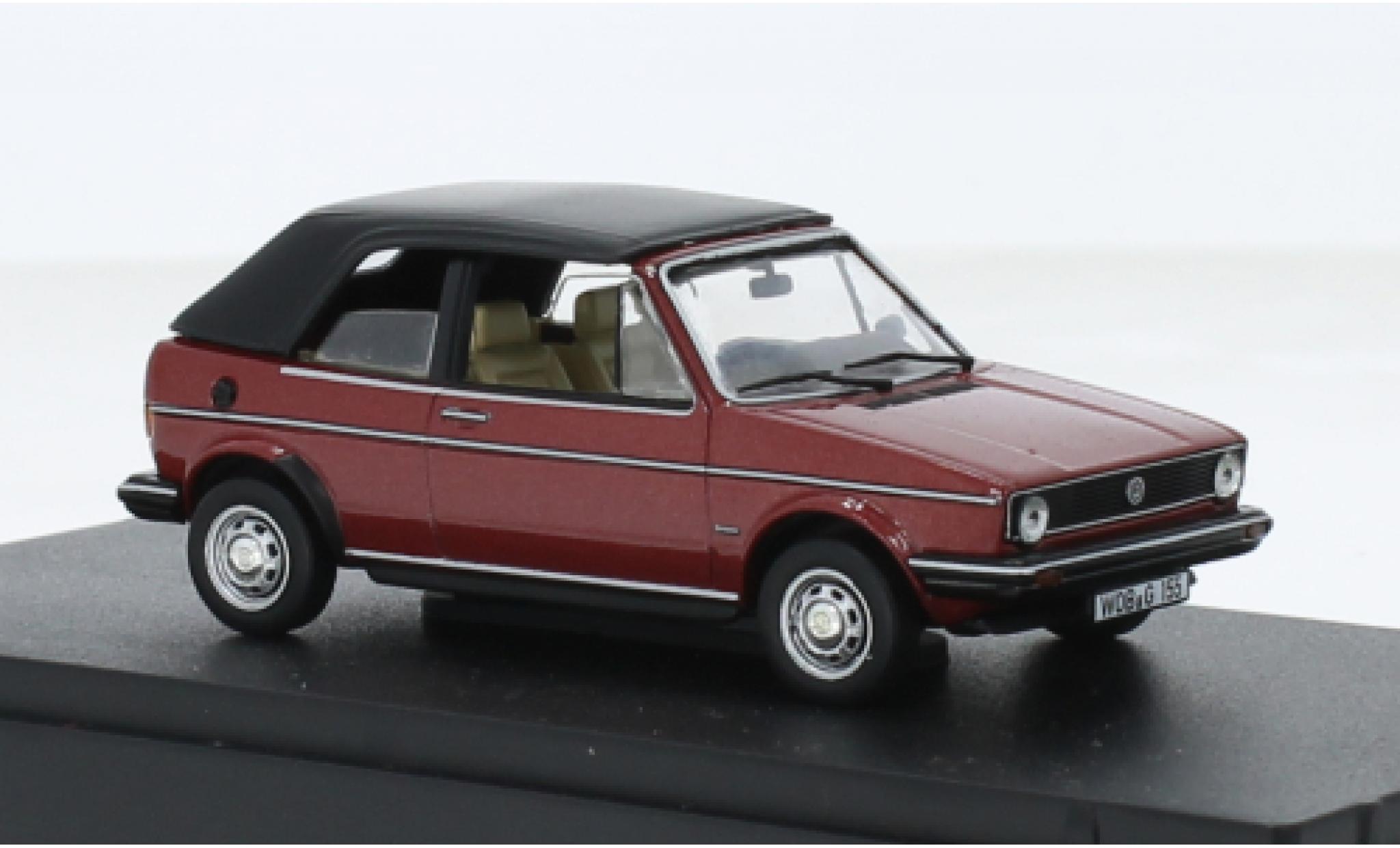 Volkswagen Golf 1/43 I Norev I Cabriolet metallise rot 1978 1:43 modellino in miniatura
