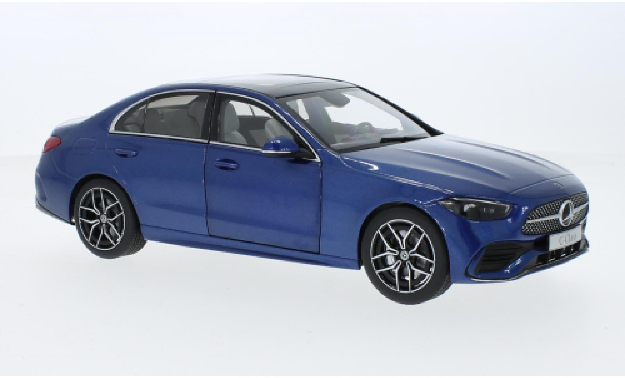 Mercedes CLA 1/18 I NZG C-classe (W206) metallise blu 2021 modellino in miniatura