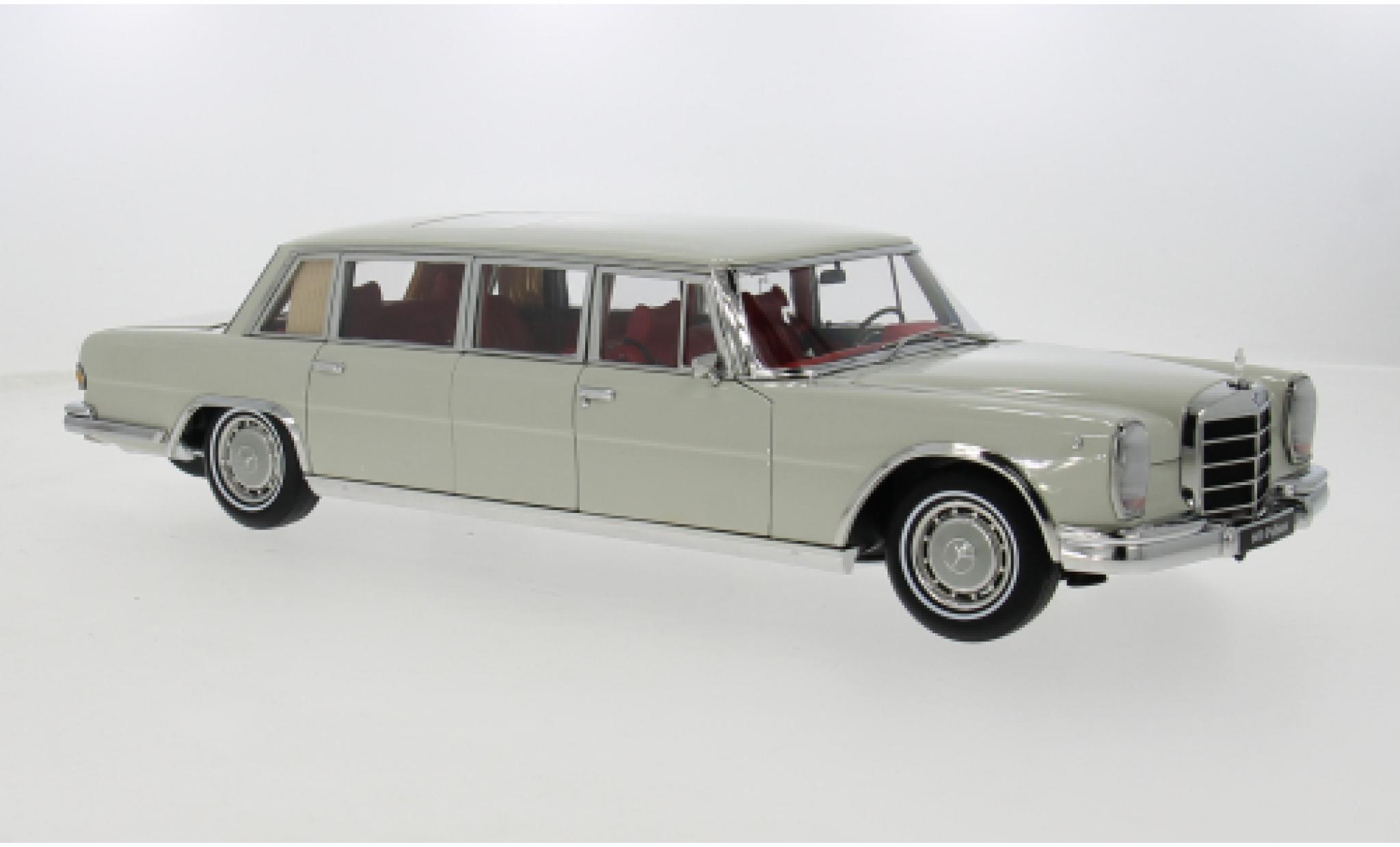 Mercedes 600 1/18 I NZG Pullman (W100) grau 1963 1:18 modellino in miniatura