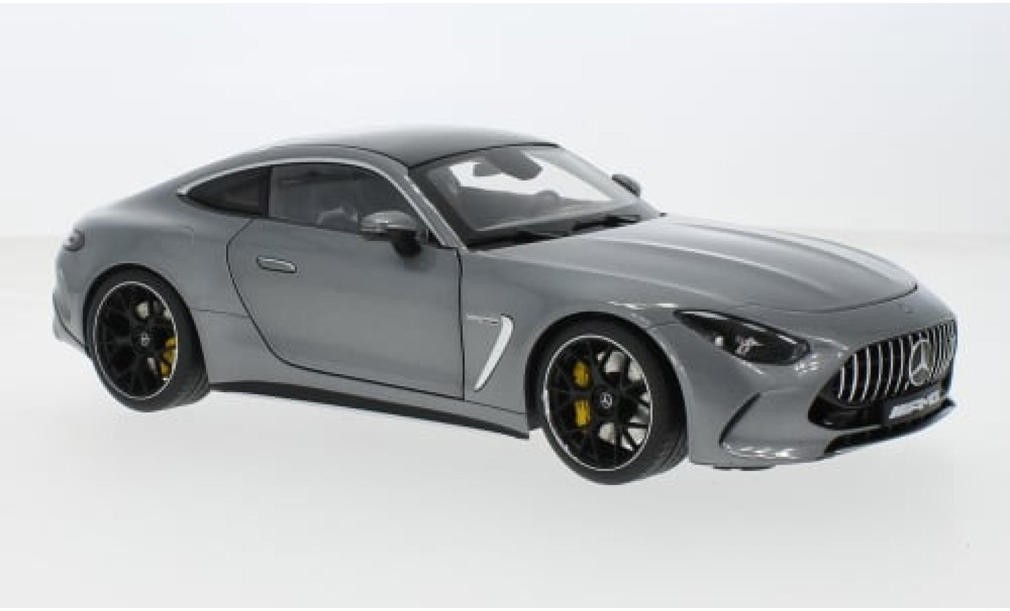 Mercedes AMG GT 1/18 I NZG 63 (C192) 4MATIC+ metallise grau 1:18 modellino in miniatura