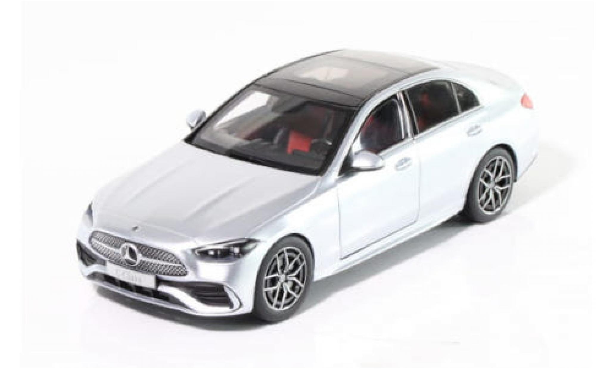 Mercedes Classe C 1/18 NZG (W206) grigio 2021 modellino in miniatura