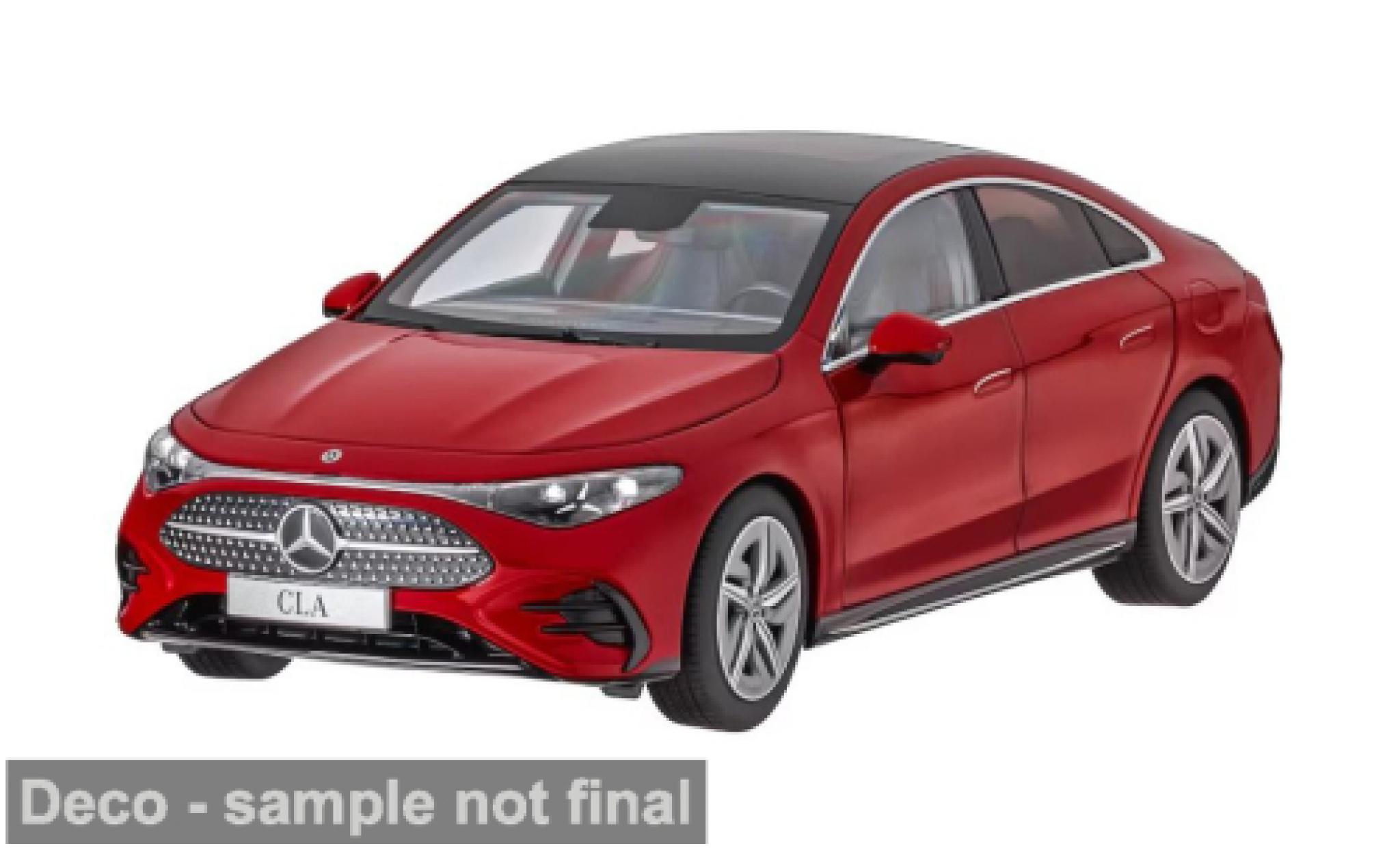 Mercedes CLA I NZG (C178) HEV rot 2025 1:18 modellino in miniatura