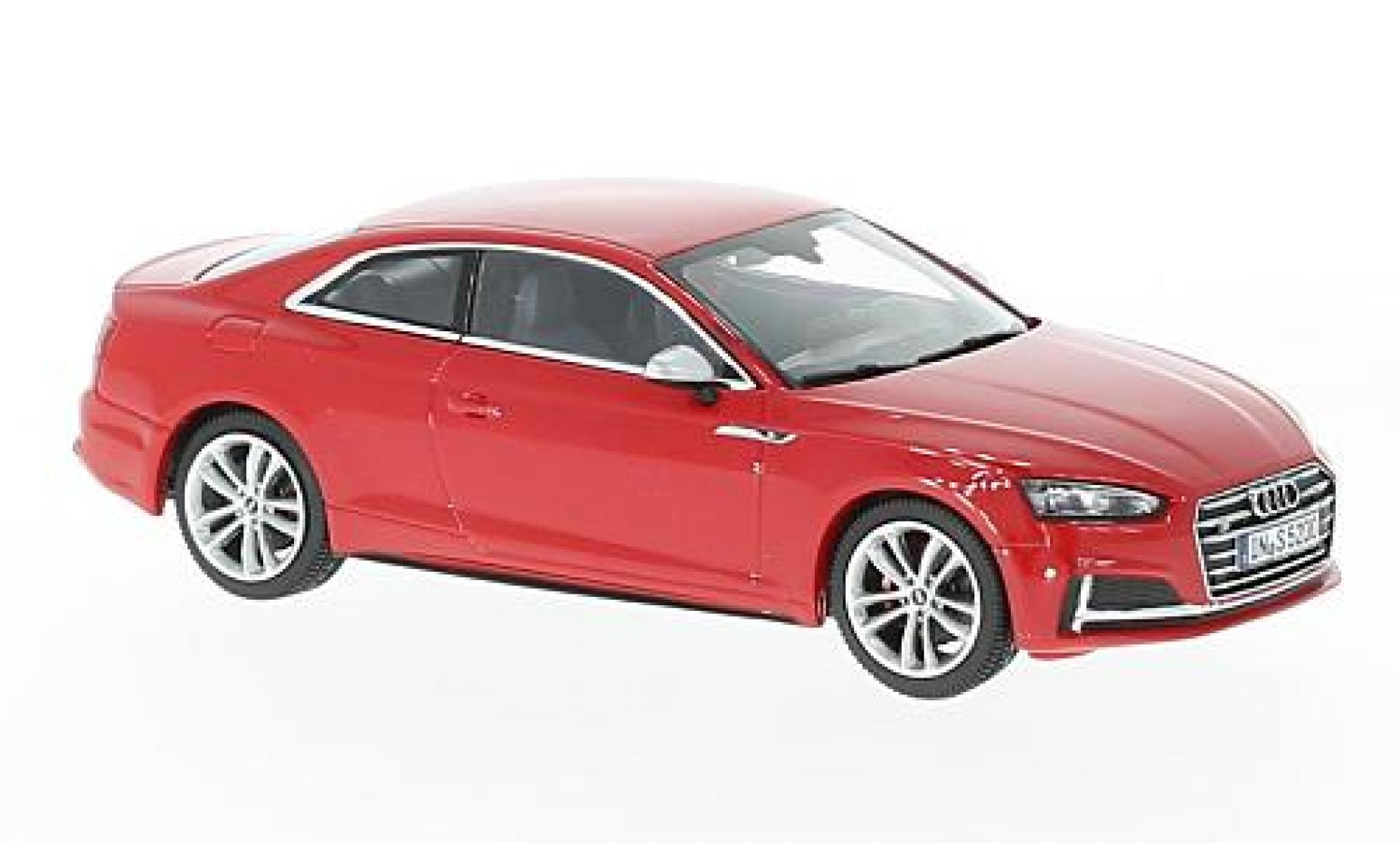 Audi S5 1/43 Paragon Coupe rosso modellino in miniatura