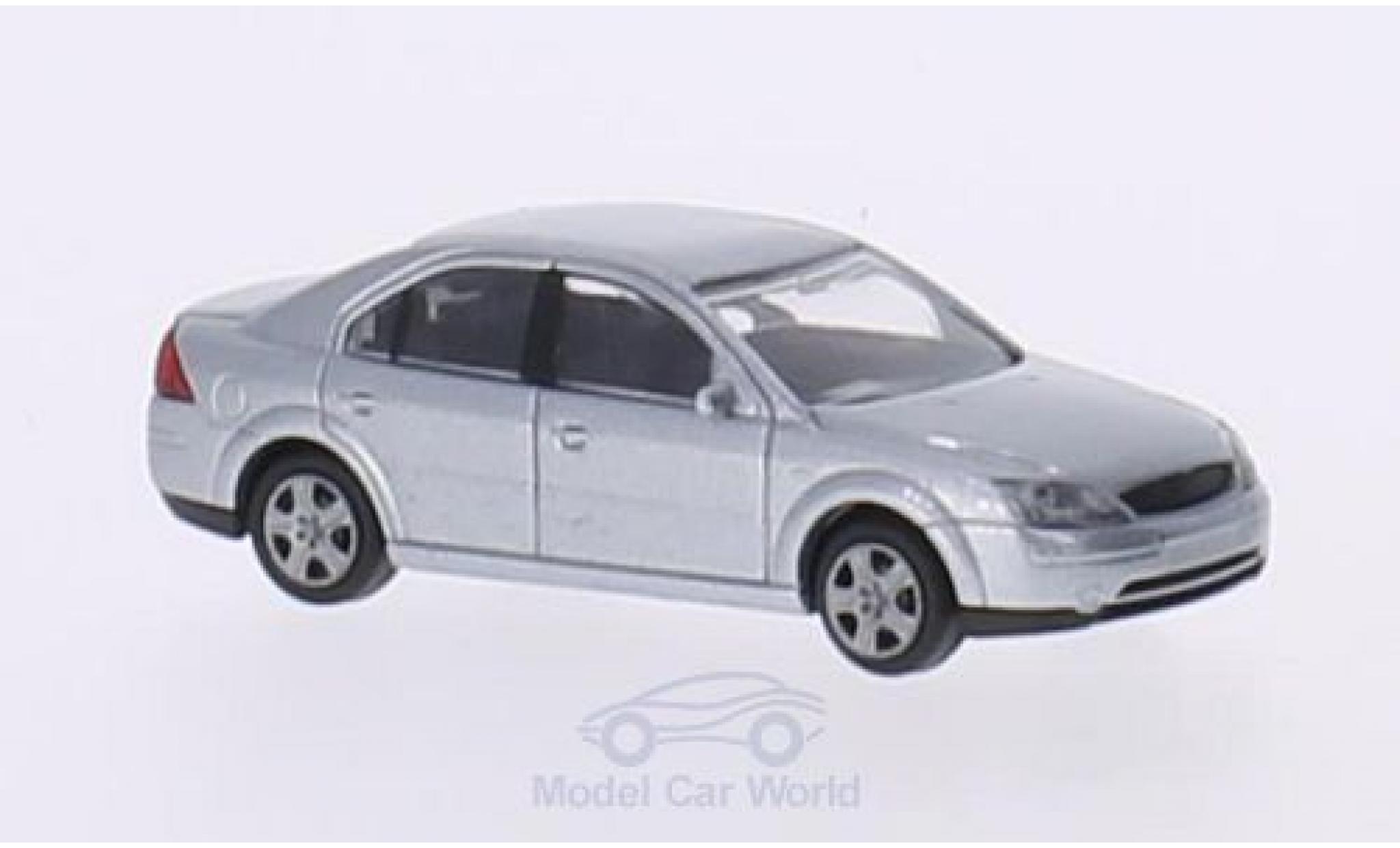 Ford Mondeo 1/87 Rietze MKIII grigio 2000 ohne Vitrine modellino in miniatura