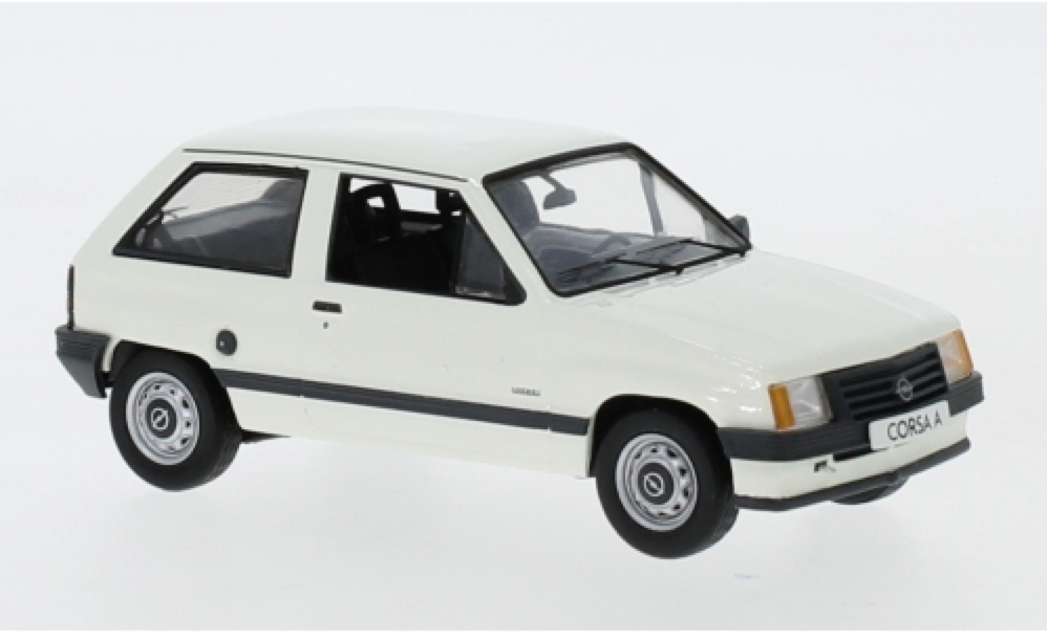 Opel Corsa 1/43 Schuco A Luxus bianco modellino in miniatura