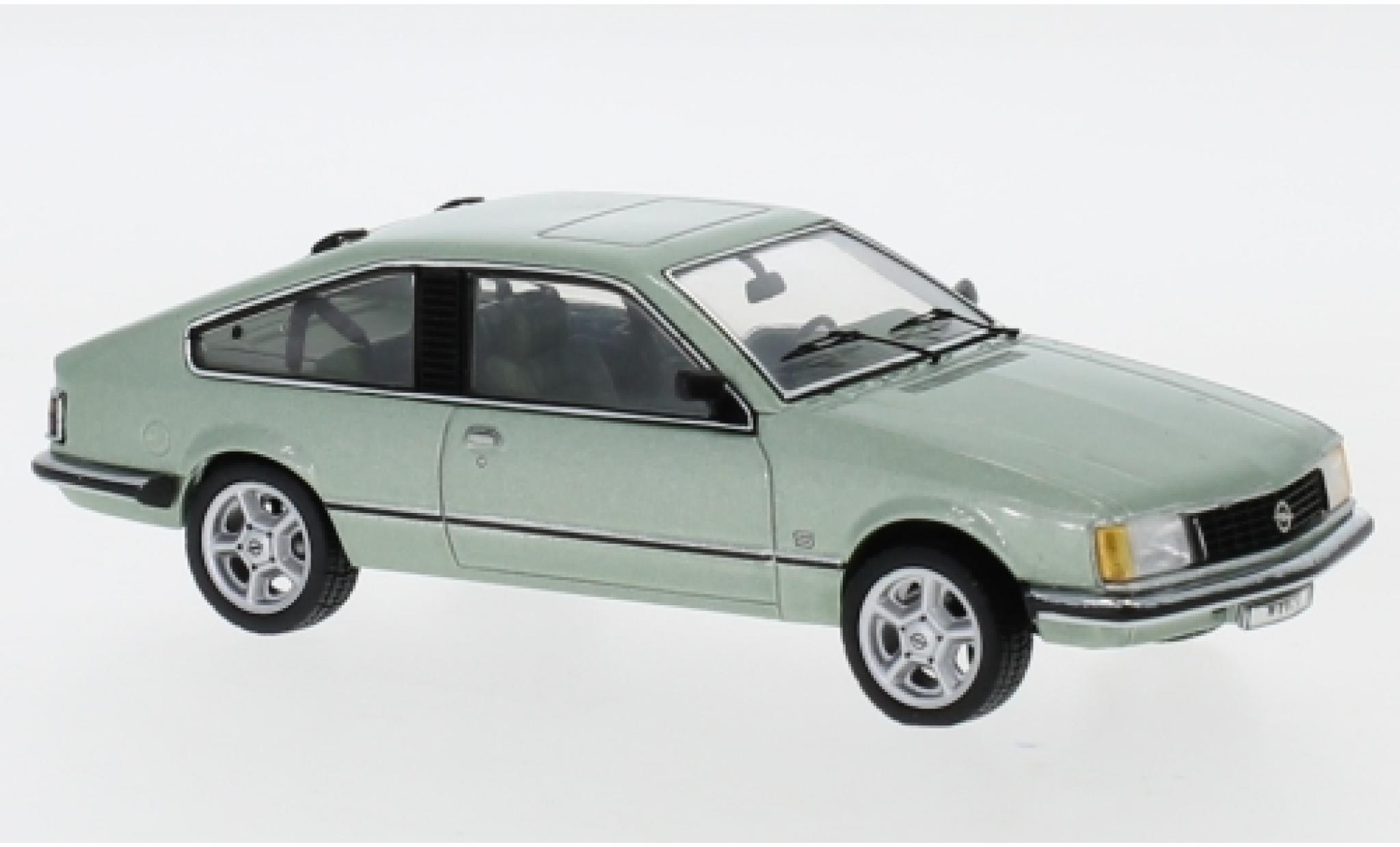 Opel Monza 1/43 Schuco A S metallico verde 1978 modellino in miniatura