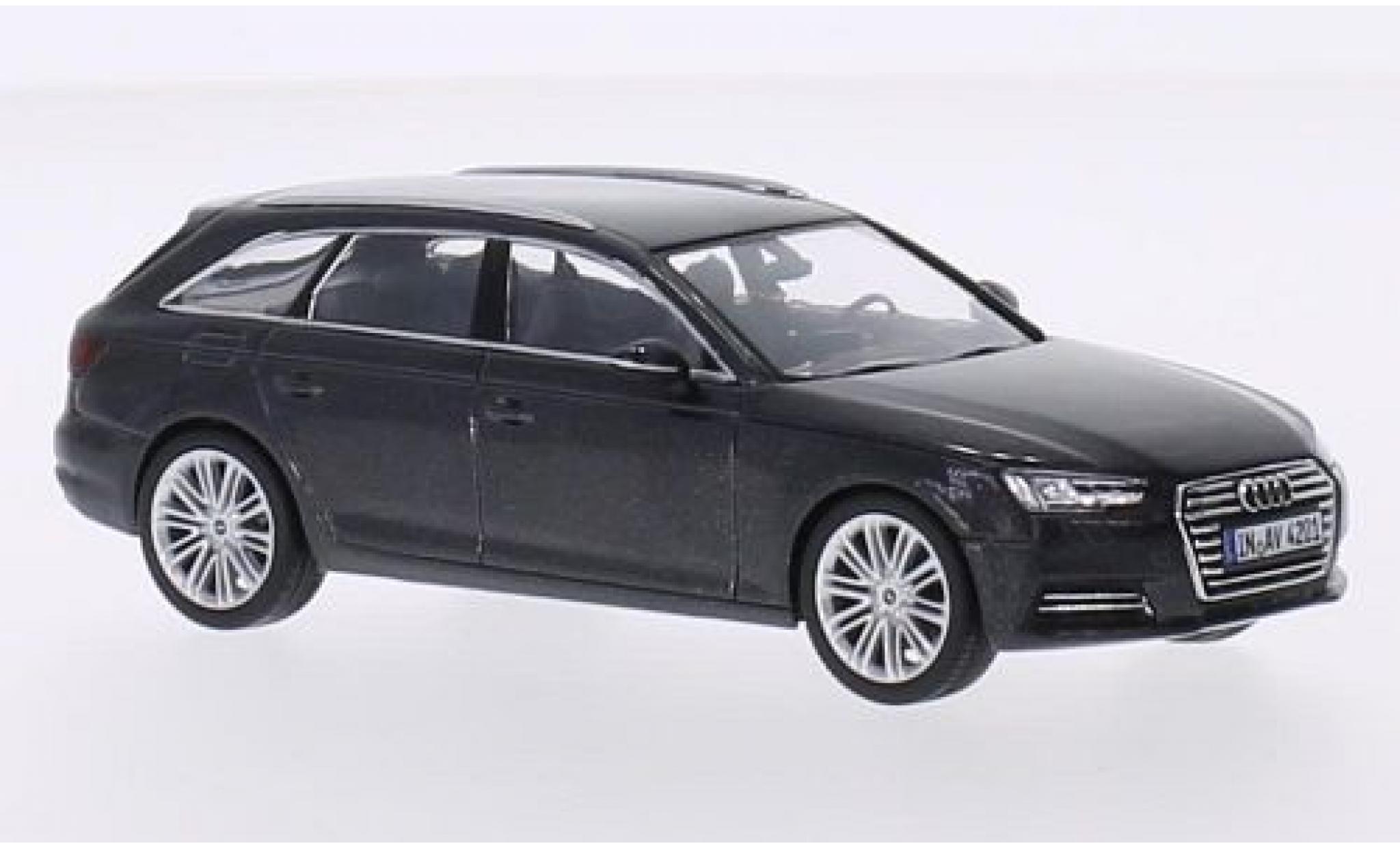 Audi A4 1/43 Spark Avant metallico grigio 2015 modellino in miniatura