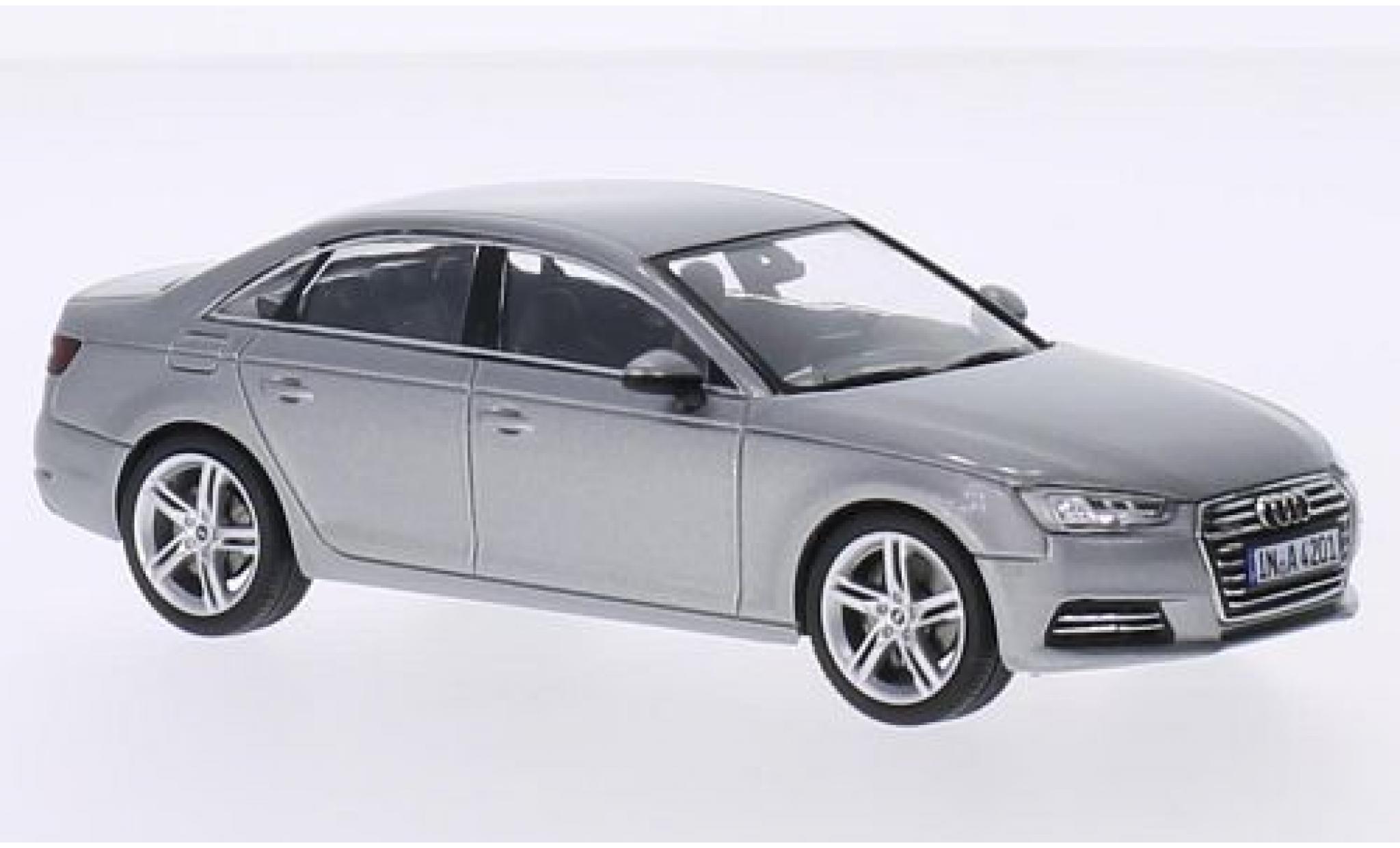 Audi A4 1/43 Spark (B9) grigio 2015 modellino in miniatura