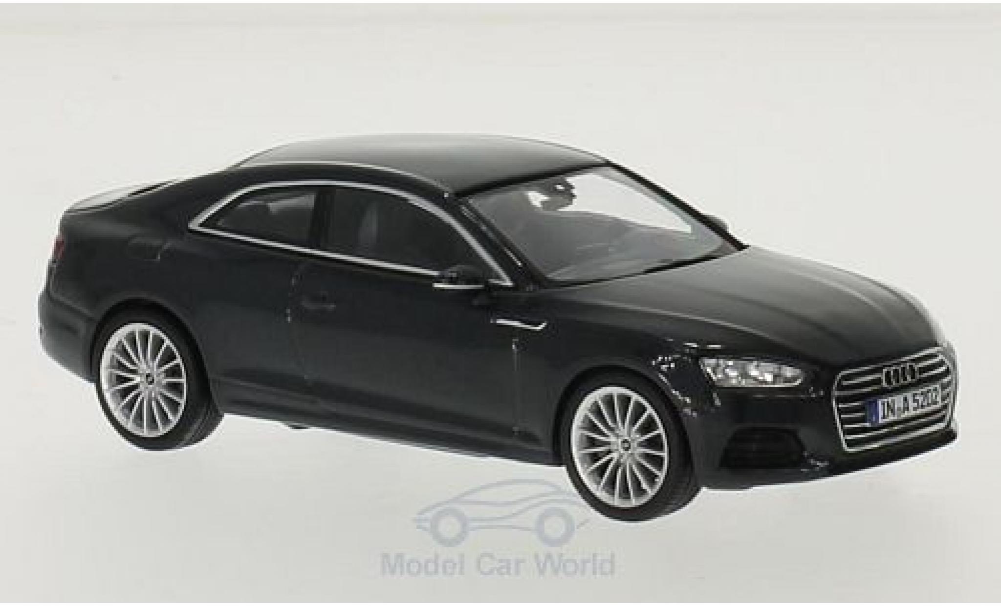 Audi A5 1/43 Spark Coupe metallico grigio 2016 modellino in miniatura