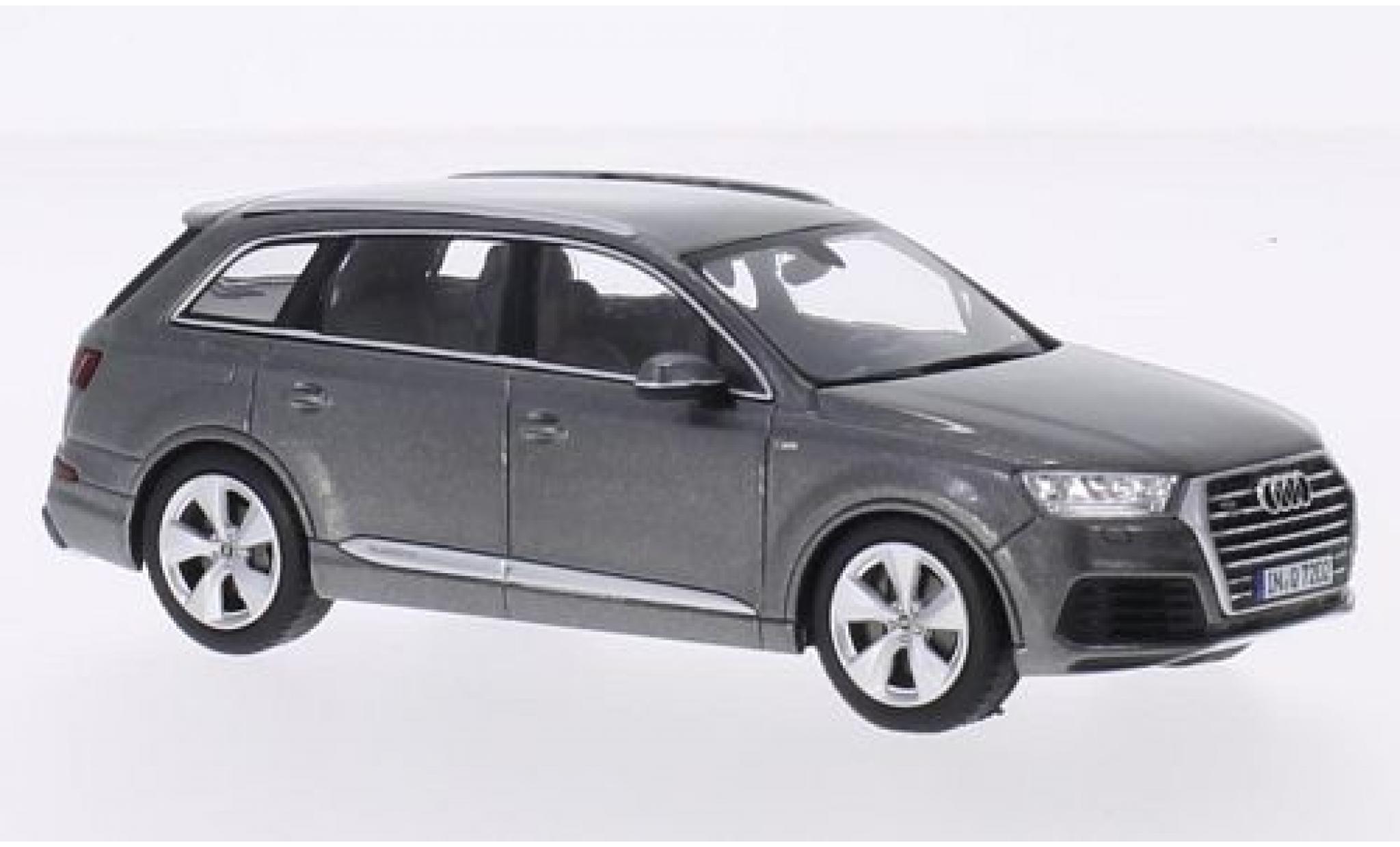 Audi Q7 1/43 Spark metallico grigio 2015 modellino in miniatura