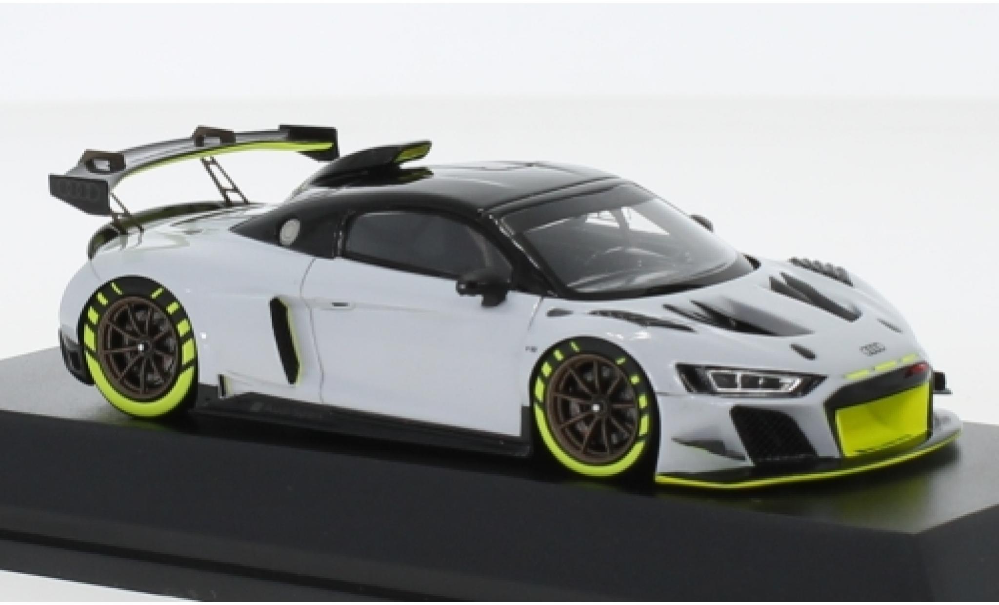 Audi R8 1/43 Spark LMS GT2 metallico grigio/nero 2020 véhicule de présentation modellino in miniatura