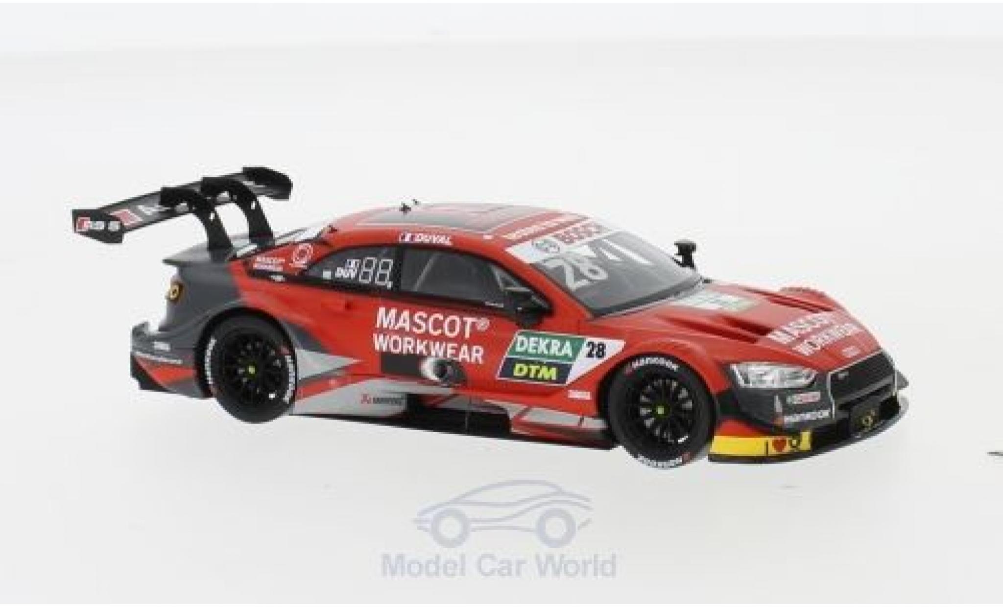 Audi RS5 1/43 Spark RS 5 DTM No.28 DTM 2019 L.Duval modellino in miniatura