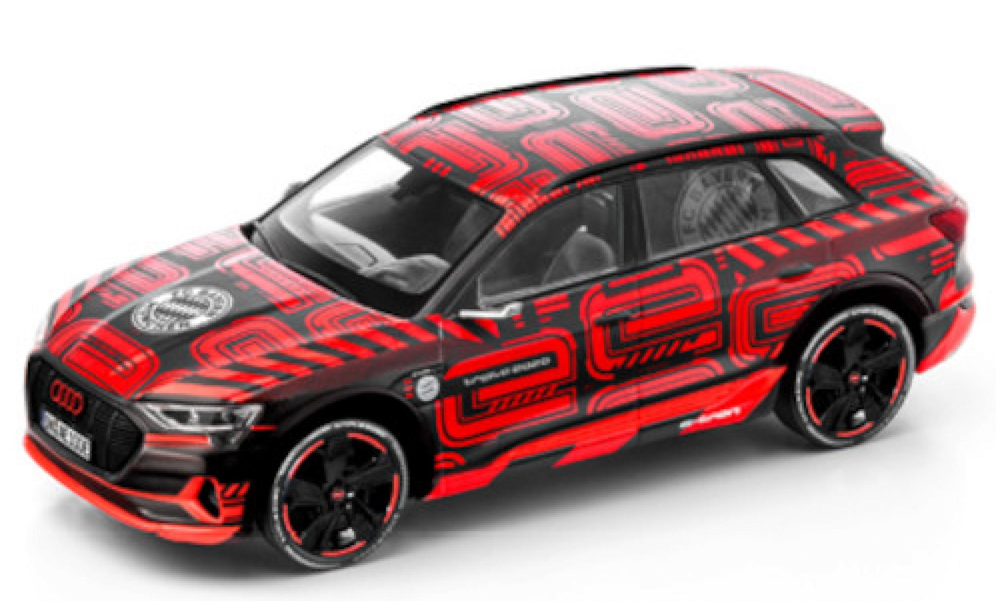Audi e-tron 1/43 Spark I-Spark E-tron triple 2020 matte noir/Décorer FC Baviera München modellino in miniatura