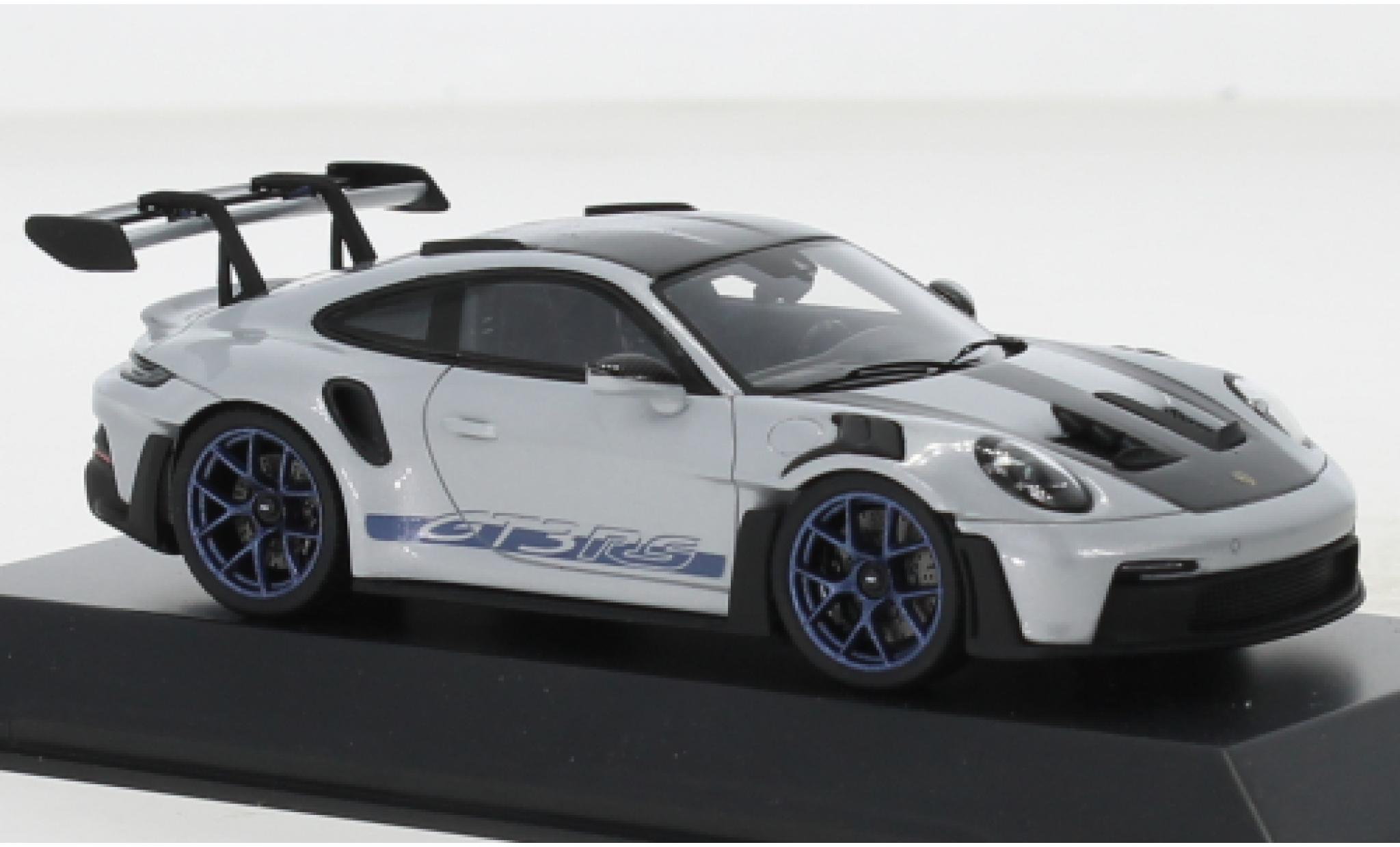 Porsche 992 GT3 R 1/43 I Spark 911  S metallise grigio clair/Décorer 2022 modellino in miniatura