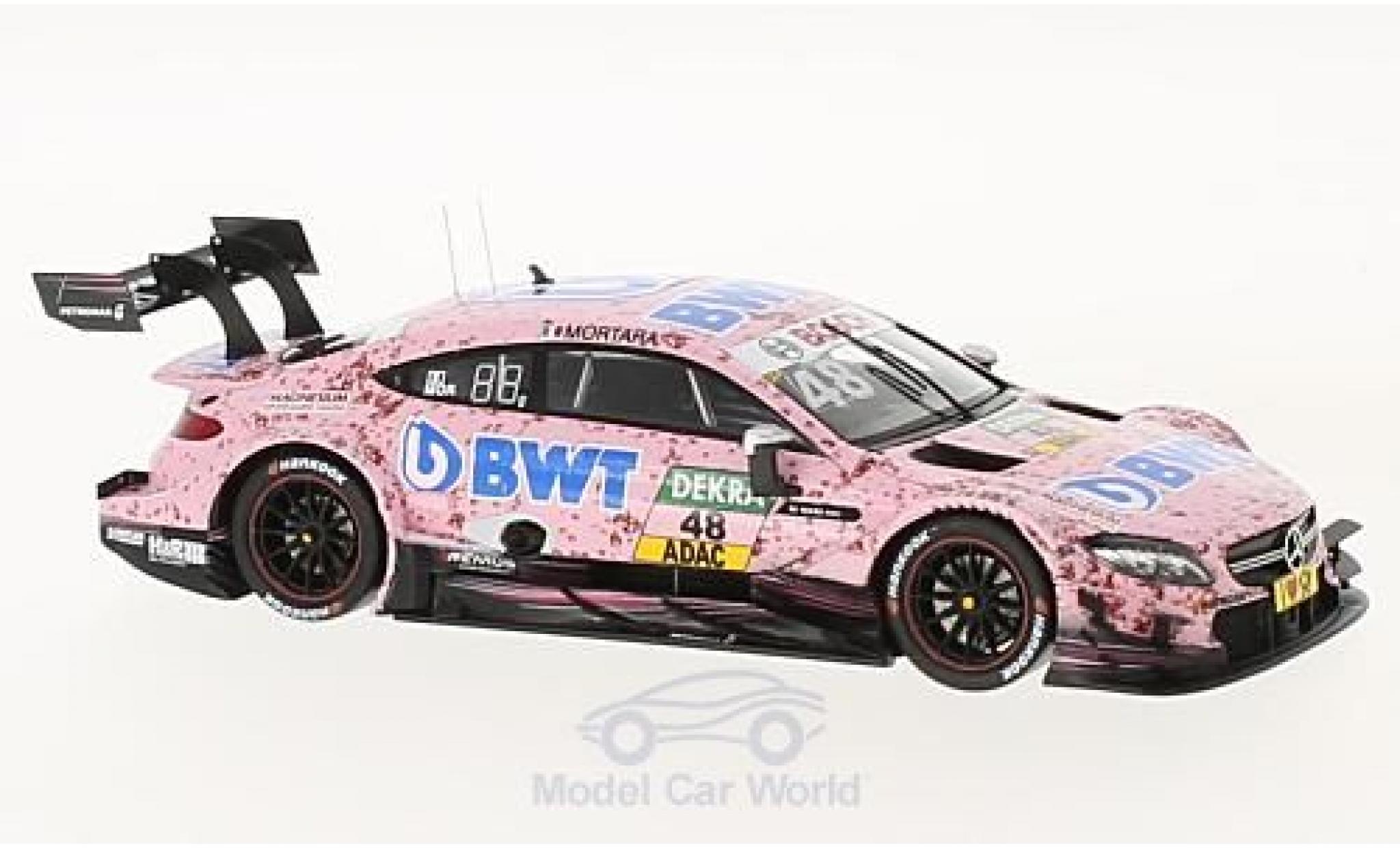 Mercedes Classe C DTM 1/43 Spark AMG C63 DTM No.48 BWT DTM 2017 E.Mortara modellino in miniatura