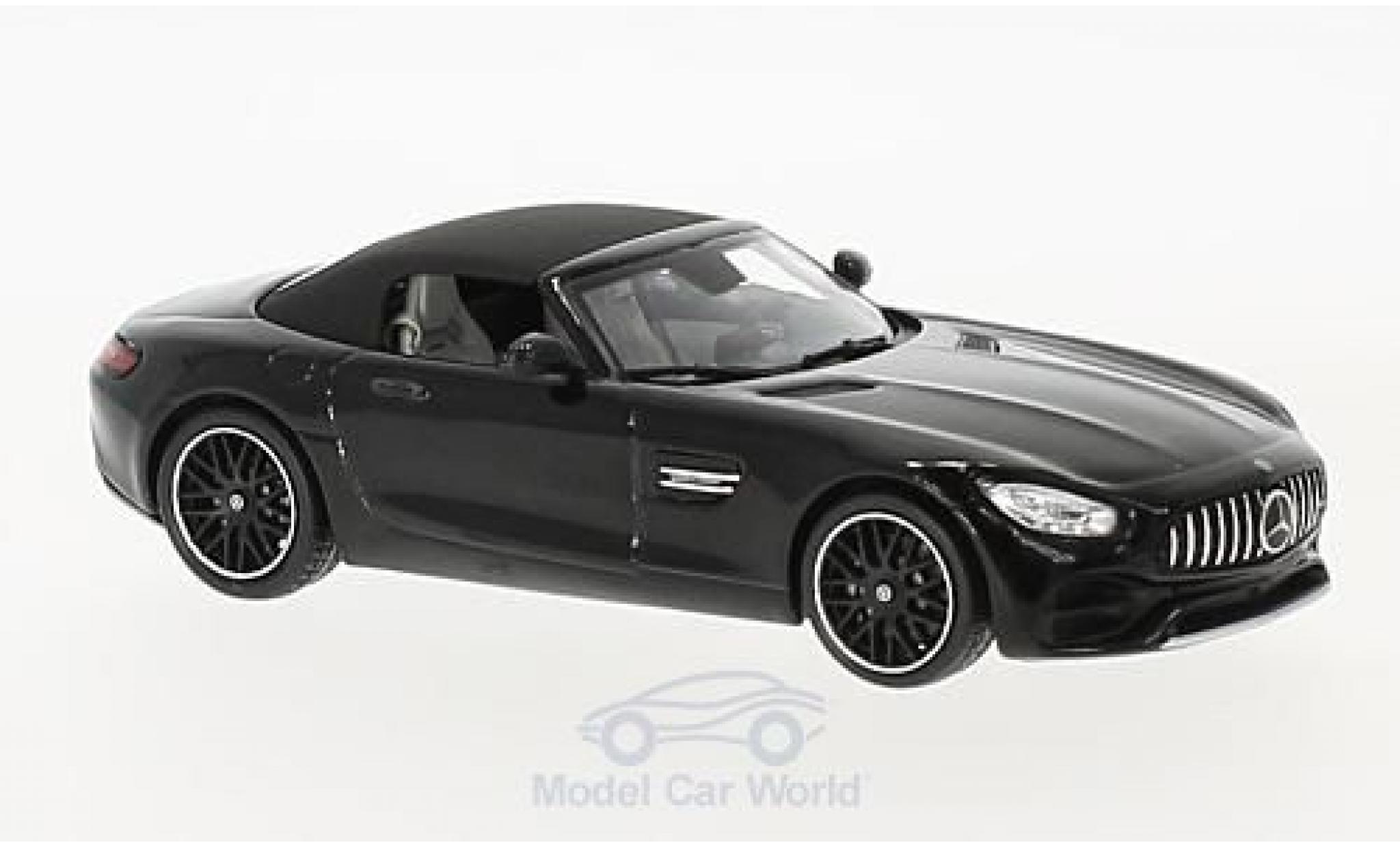 Mercedes AMG GT 1/43 Spark Roadster metallico nero modellino in miniatura