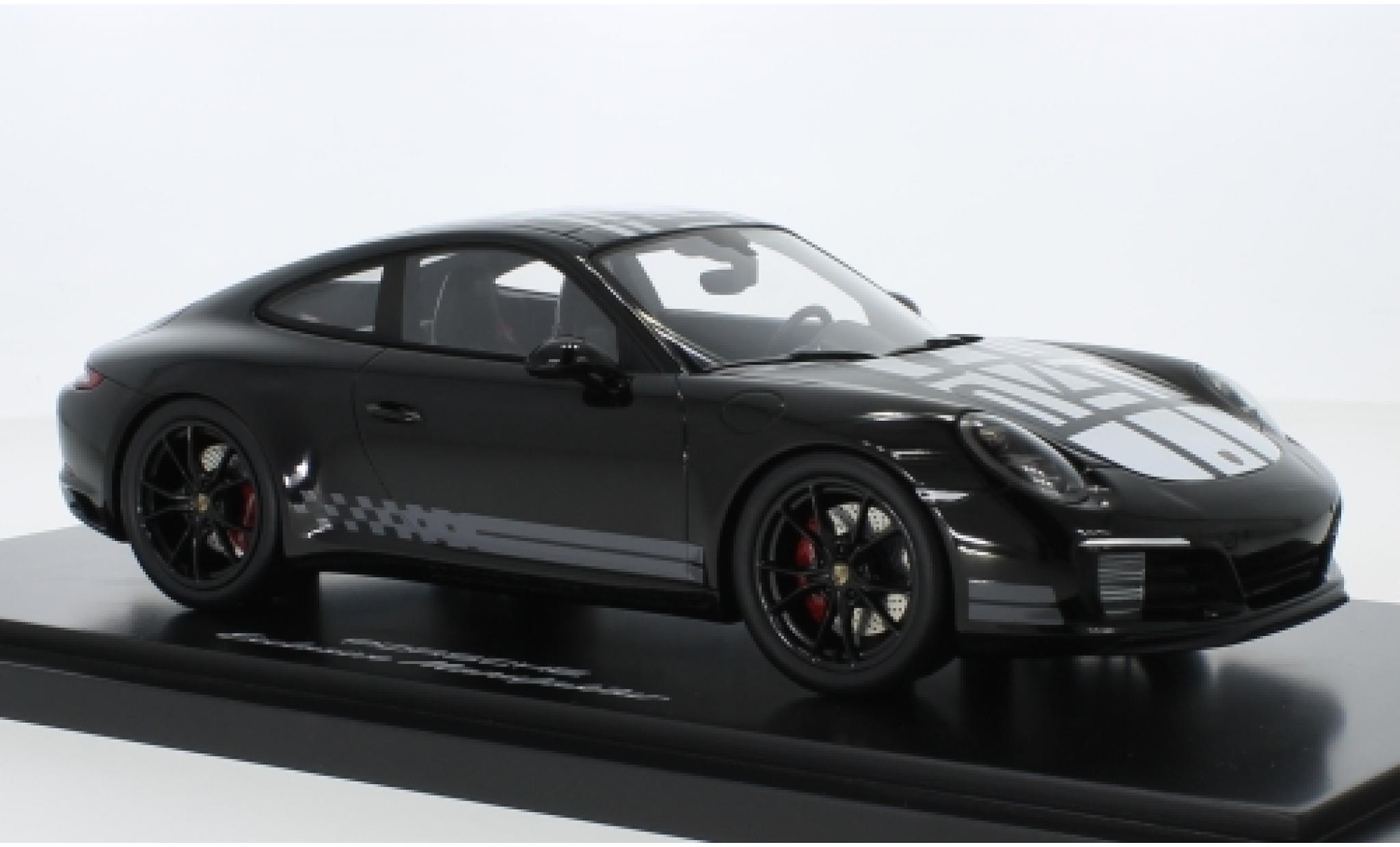 Porsche 991 S 1/18 Spark 911 () Carrera S Endurance Racing Edition nero/Dekor Intelligent Performance 2016 avec Vitrine modellino in miniatura