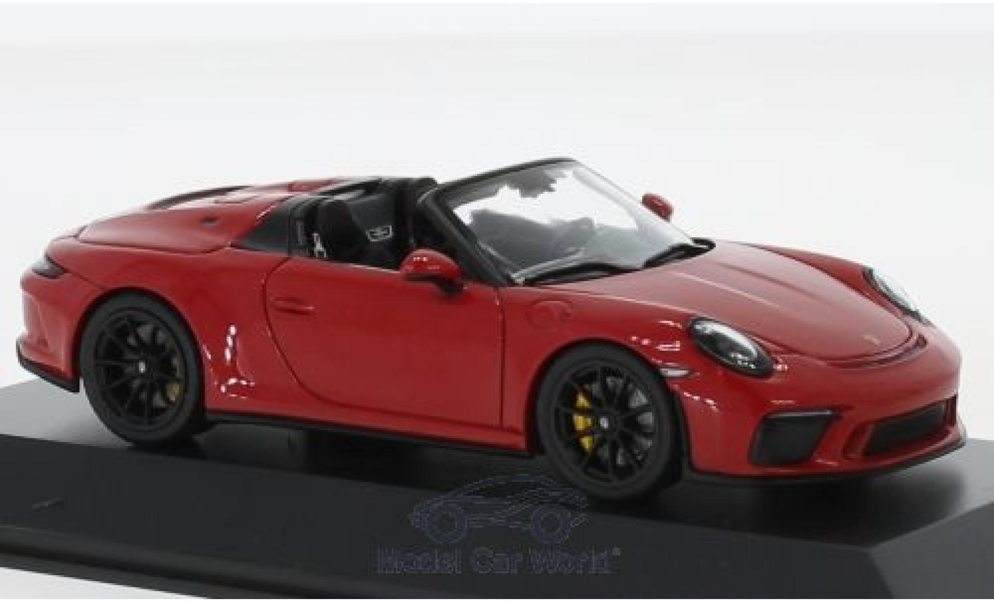 Porsche 992 Speedster 1/43 Spark 911 (991 II) Speedster rosso 2019 modellino in miniatura