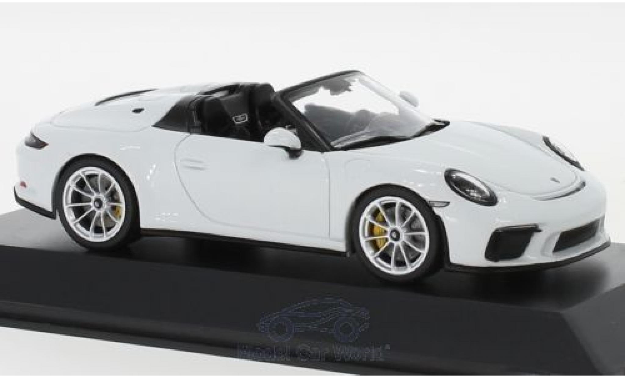 Porsche 992 Speedster 1/43 Spark 911 (991 II) Speedster bianco 2019 modellino in miniatura