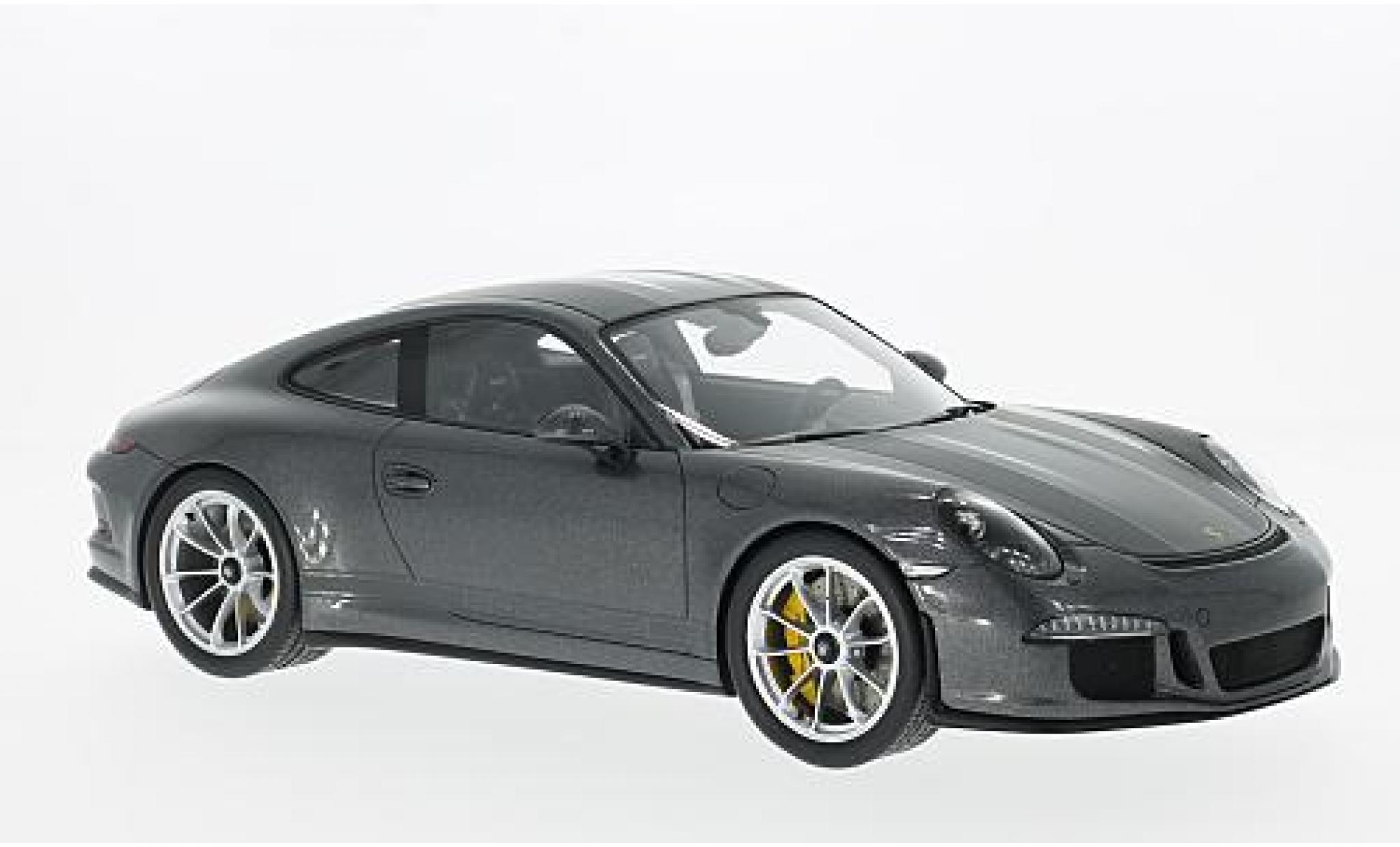 Porsche 991 R 1/18 Spark 911 R () metallico grigio 2017 modellino in miniatura