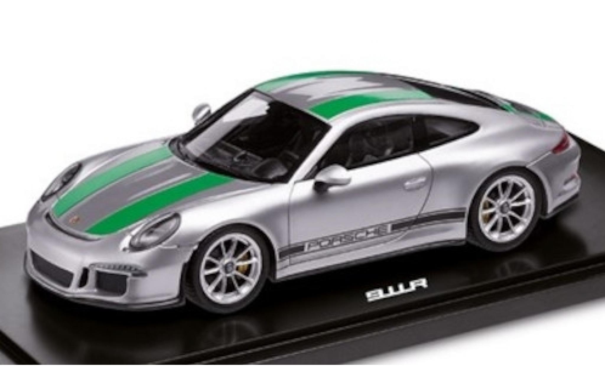 Porsche 991 R 1/18 Spark 911 R () grigio/verde 2017 modellino in miniatura