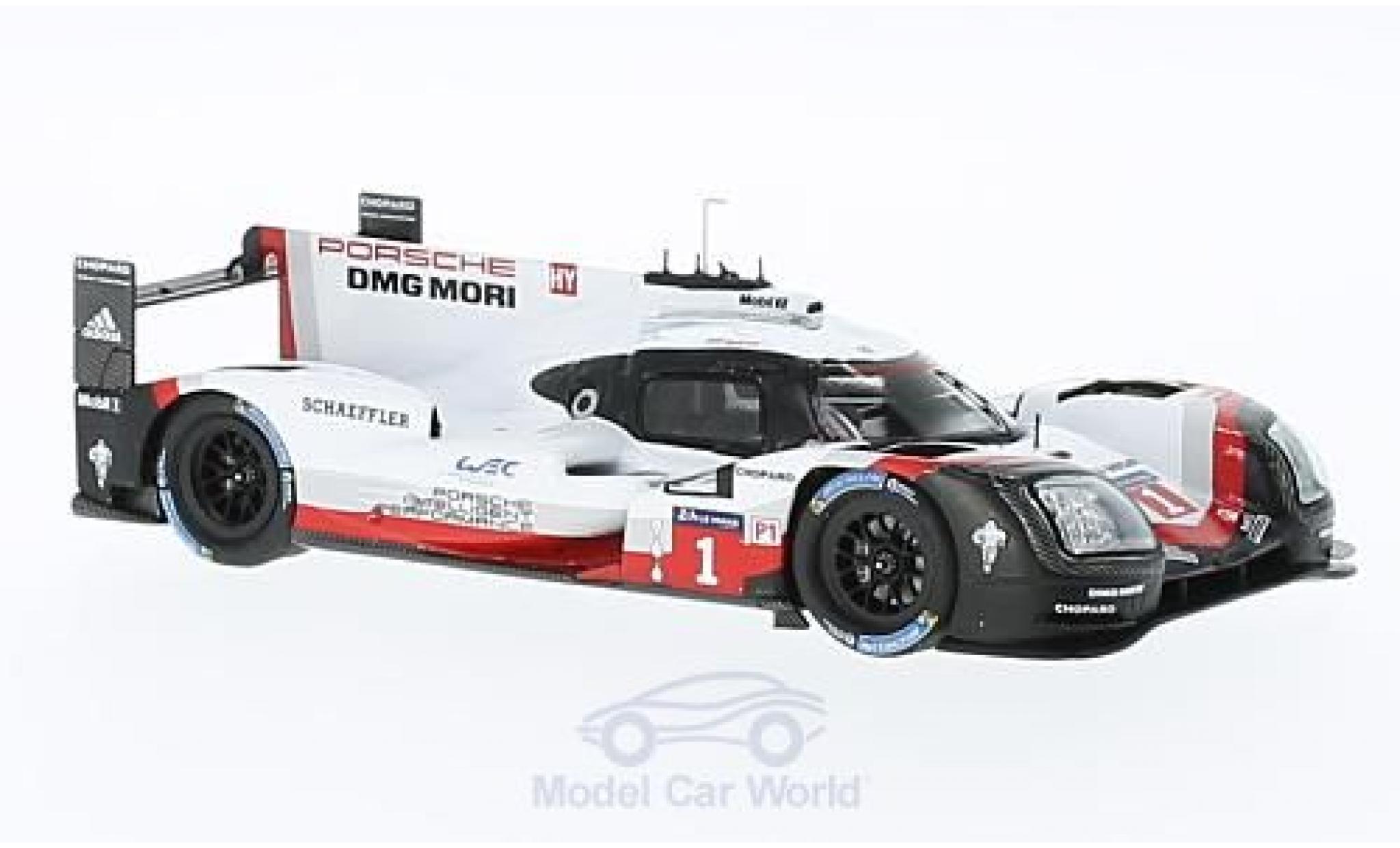 Porsche 919 2016 1/43 Spark Hybrid No.1 24h Le Mans 2016 Presentation Car modellino in miniatura