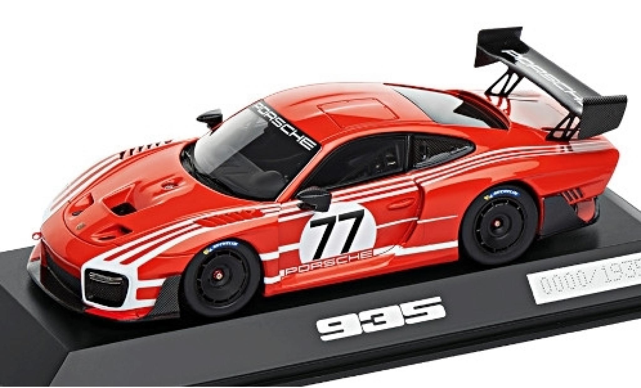 Porsche 991 GT2 RS 1/43 Spark 935 rosso/bianco No.77 Salzburg Basis: 911 GT2 RS Clubsport (.2) modellino in miniatura