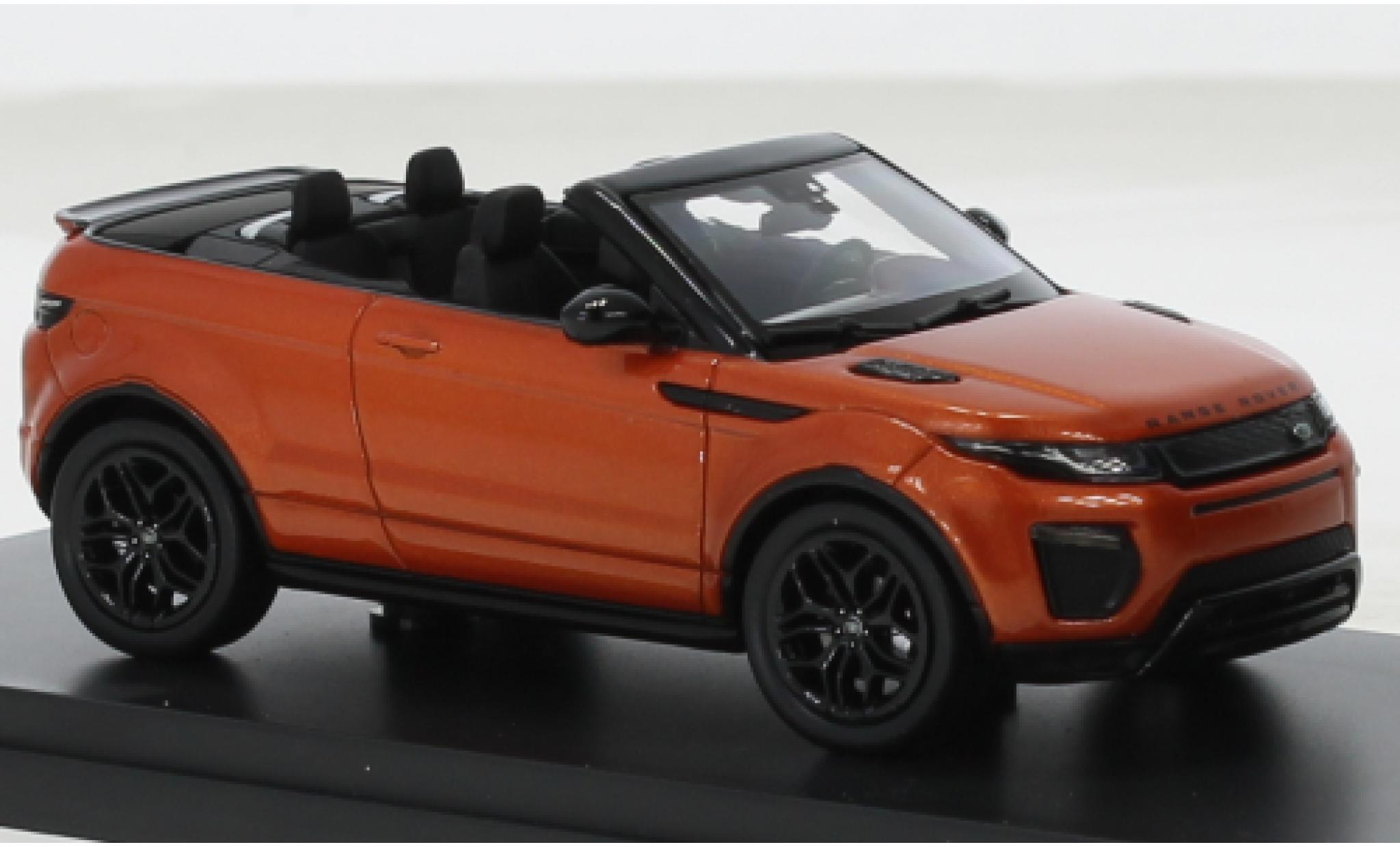 Range Rover Evoque 1/43 I TrueScale Miniatures Land Rover Cabriolet metallise orange 1:43 modellino in miniatura