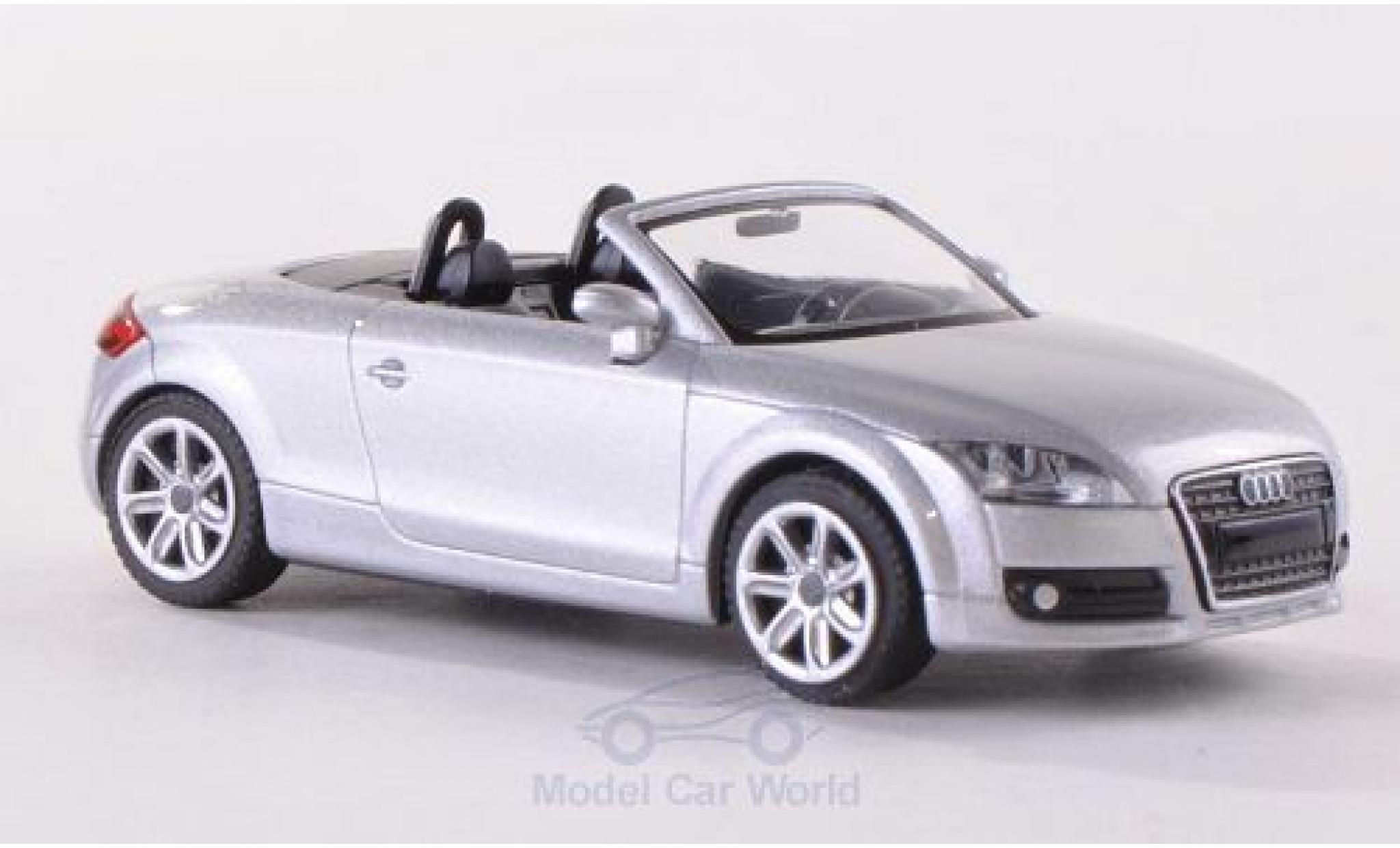 Audi TT 1/87 Wiking Roadster (8J) grigio 2007 modellino in miniatura