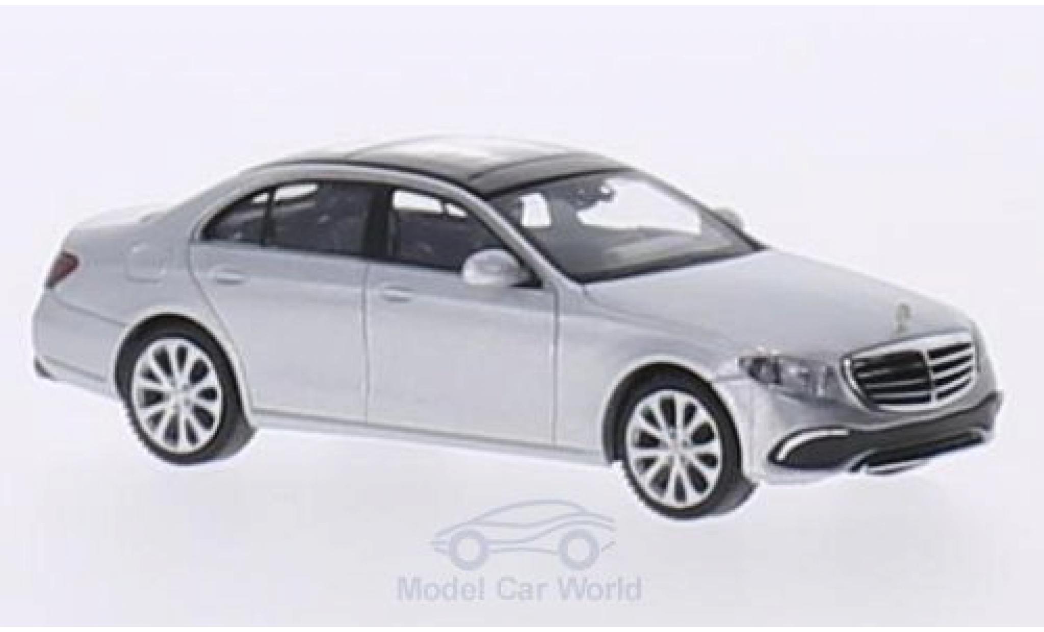 Mercedes Classe E 1/87 Wiking (W213) Exclusive grigio modellino in miniatura