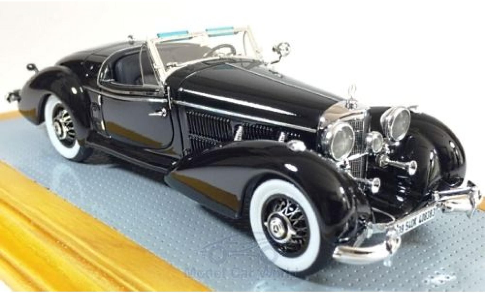 Mercedes 540 1/43 Ilario K Spezial Roadster nero 1939 sn408383 modellino in miniatura