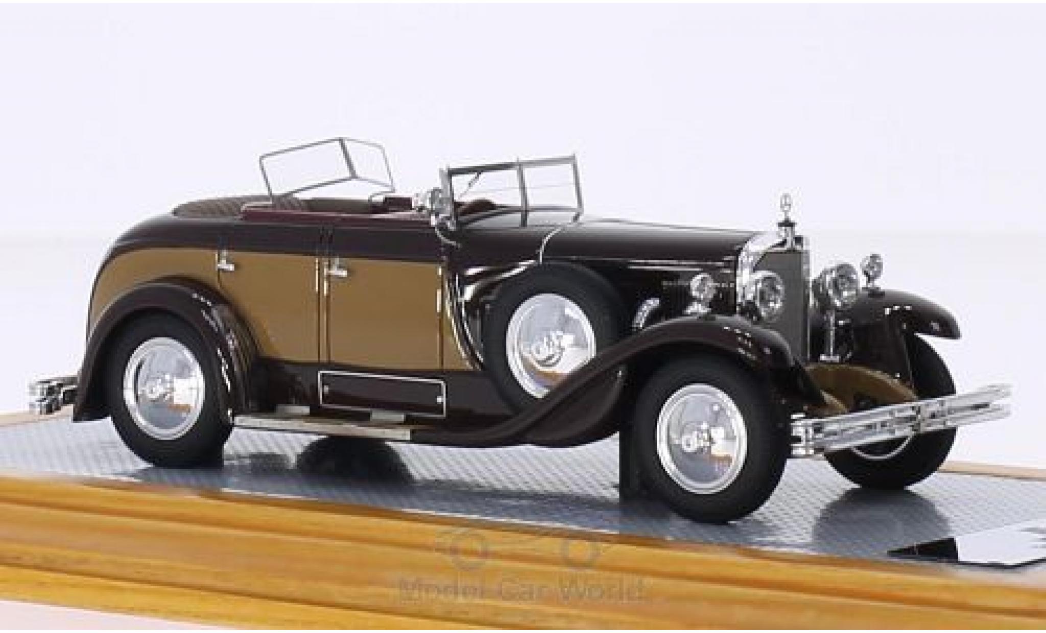 Mercedes Classe S 1/43 Ilario 630K Saoutchik Torpedo Transformable marroneee/marroneee RHD 1928 modellino in miniatura