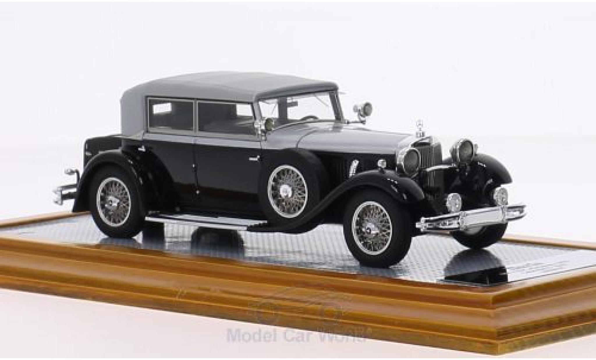 Mercedes 770 1/43 Ilario K (W07) Cabriolet D nero/grigio 1930 sn83816 Verdeck geschlossen modellino in miniatura