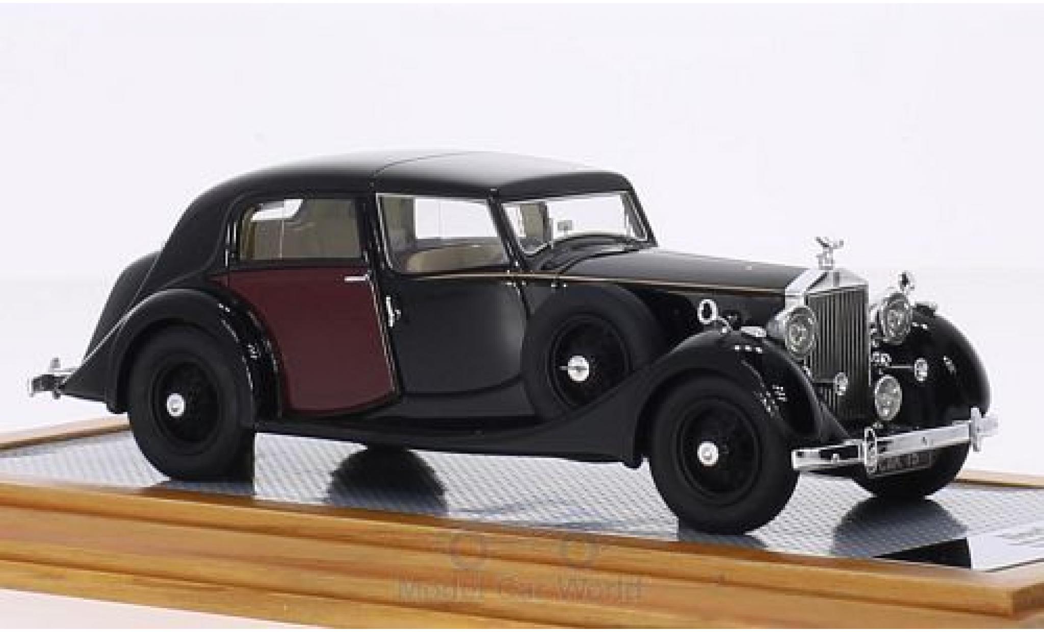 Rolls Royce Phantom 1/43 Ilario III Sedanca de Ville Park Ward nero/rosso RHD 1937 sn3CP192 modellino in miniatura