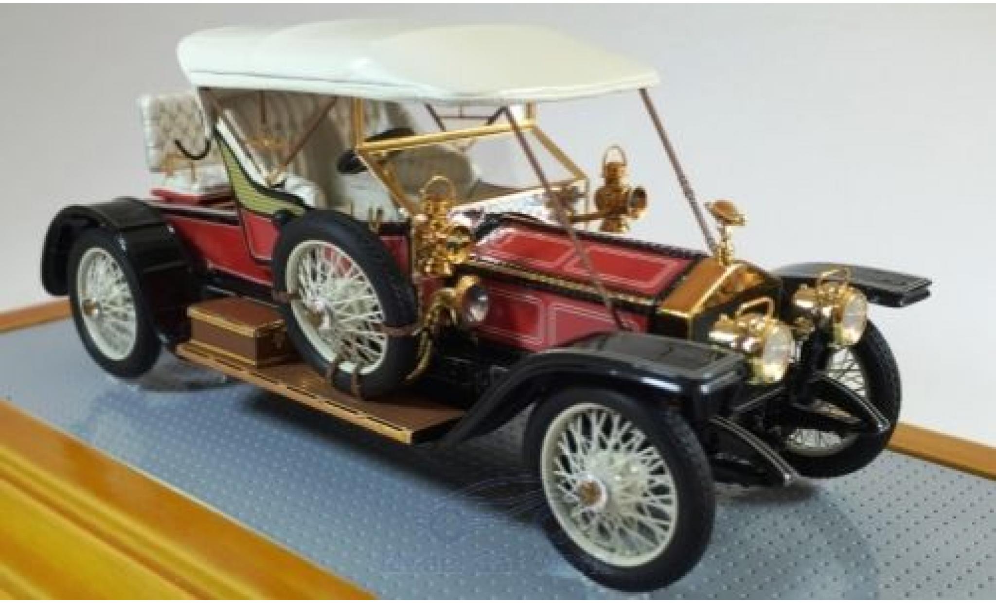 Rolls Royce Silver Ghost 1/43 Ilario Balloon Car rosso/nero RHD 1910 sn1513 modellino in miniatura