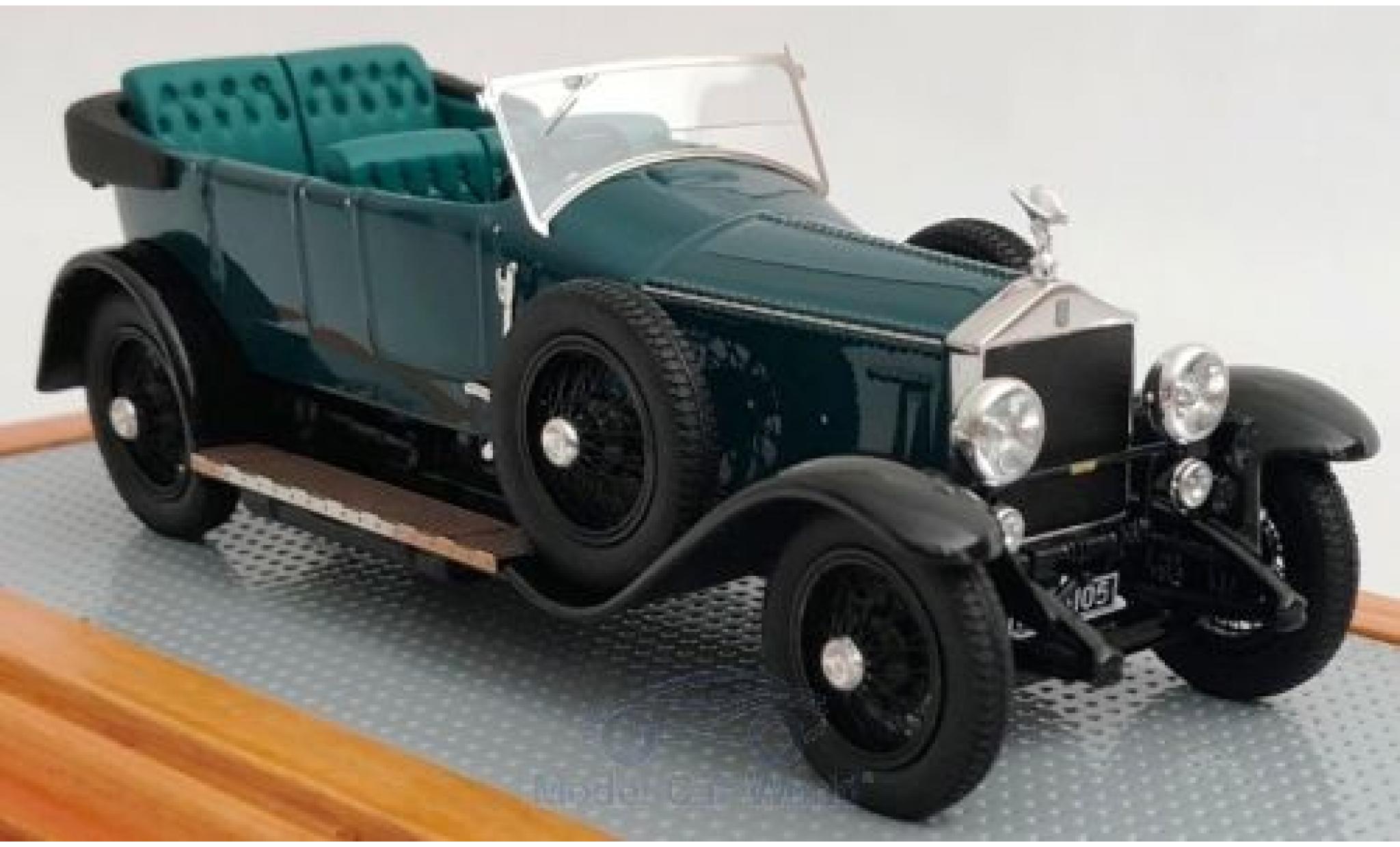 Rolls Royce Silver Ghost 1/43 Ilario Torpedo Tourer Million-Guiet verde/nero RHD 1924 2AU E.B. modellino in miniatura