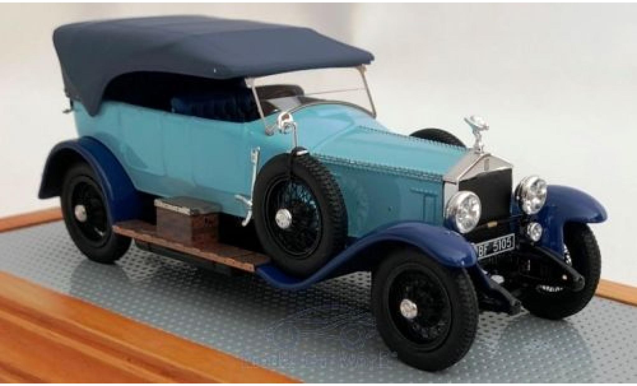 Rolls Royce Silver Ghost 1/43 Ilario Torpedo Tourer Million-Guiet blu/blu RHD 1924 2AU J.A. modellino in miniatura