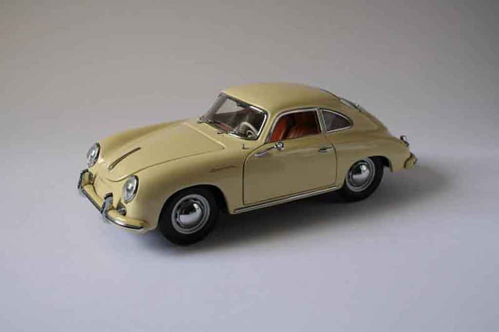 Porsche 356 1/18 Sun Star A beige modellino in miniatura