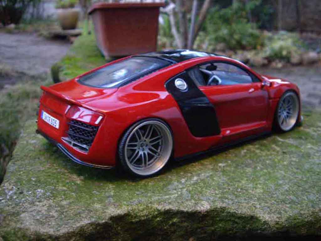Audi R8 1/18 Maisto tdi jantes rs4 tuning modellino in miniatura