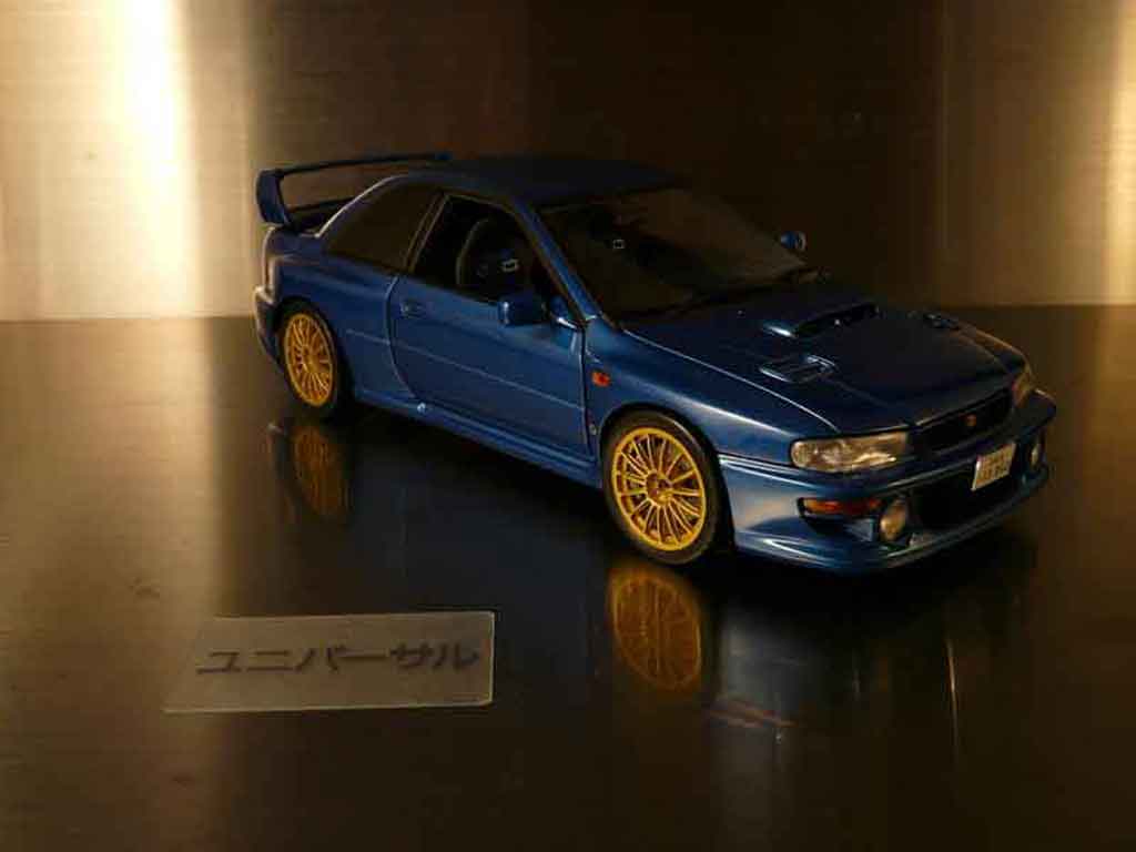 Subaru Impreza 22B 1/18 Autoart 22B tuning tuning modellino in miniatura