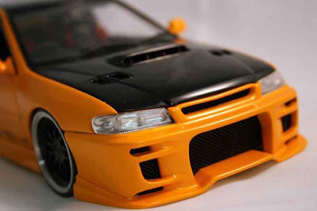 Subaru Impreza WRX Type R 1/18 Autoart WRX Type R gt turbo sti orange tuning modellino in miniatura