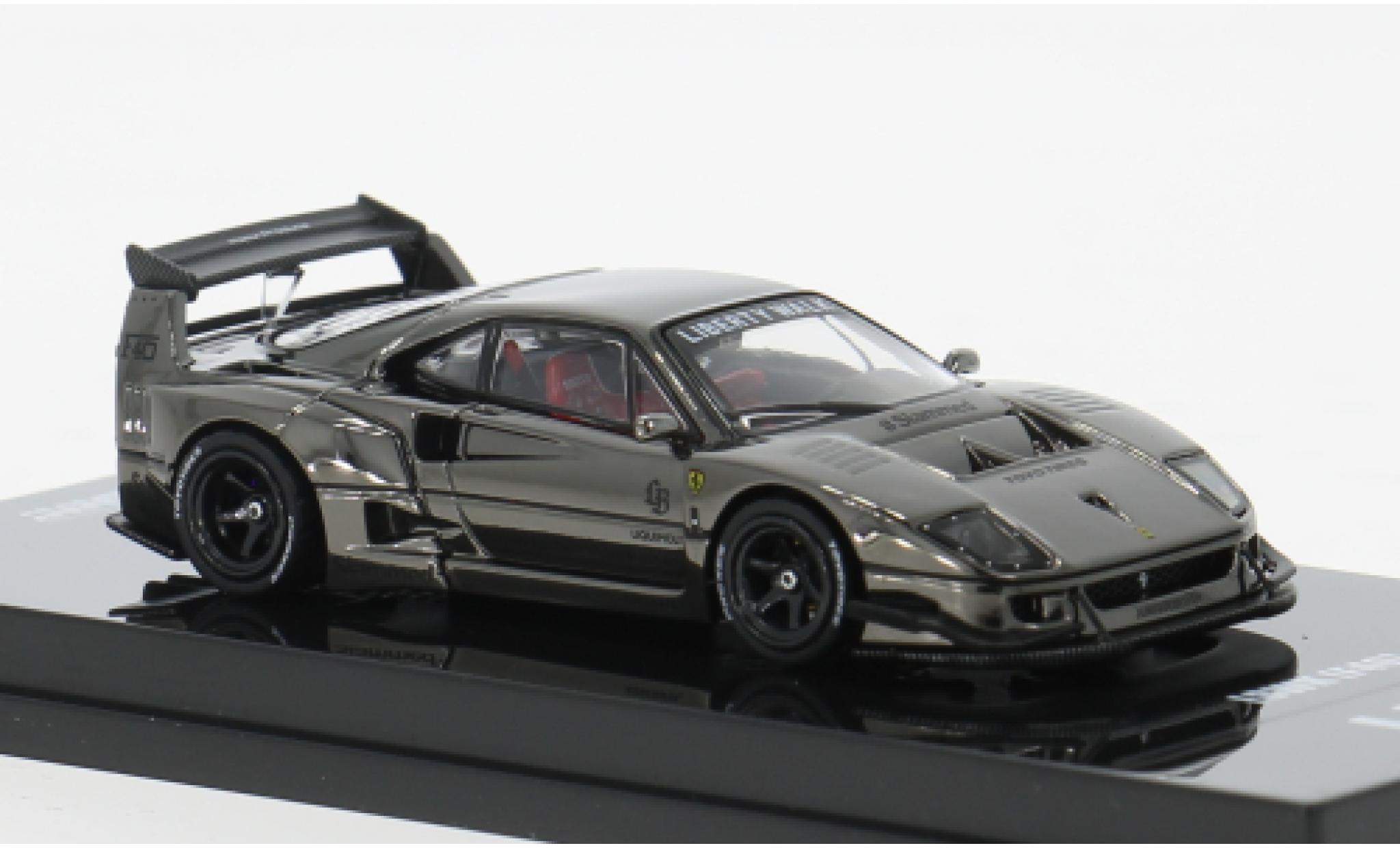 Ferrari F40 1/64 INNO64 chrom 1:64 modellino in miniatura