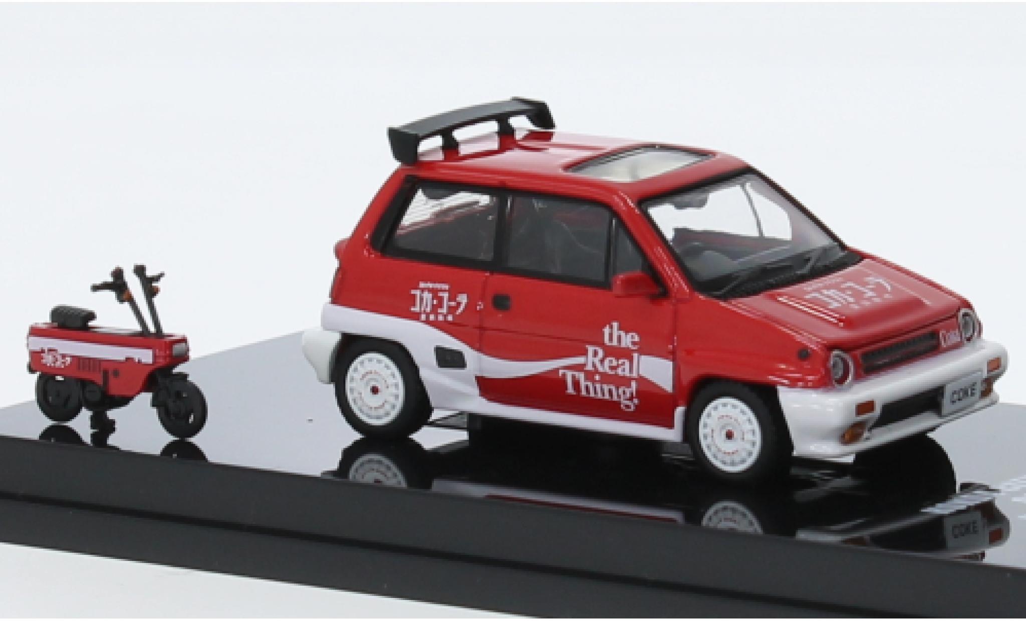 Honda City 1/64 INNO64 Turbo II RHD Coca Cola modellino in miniatura